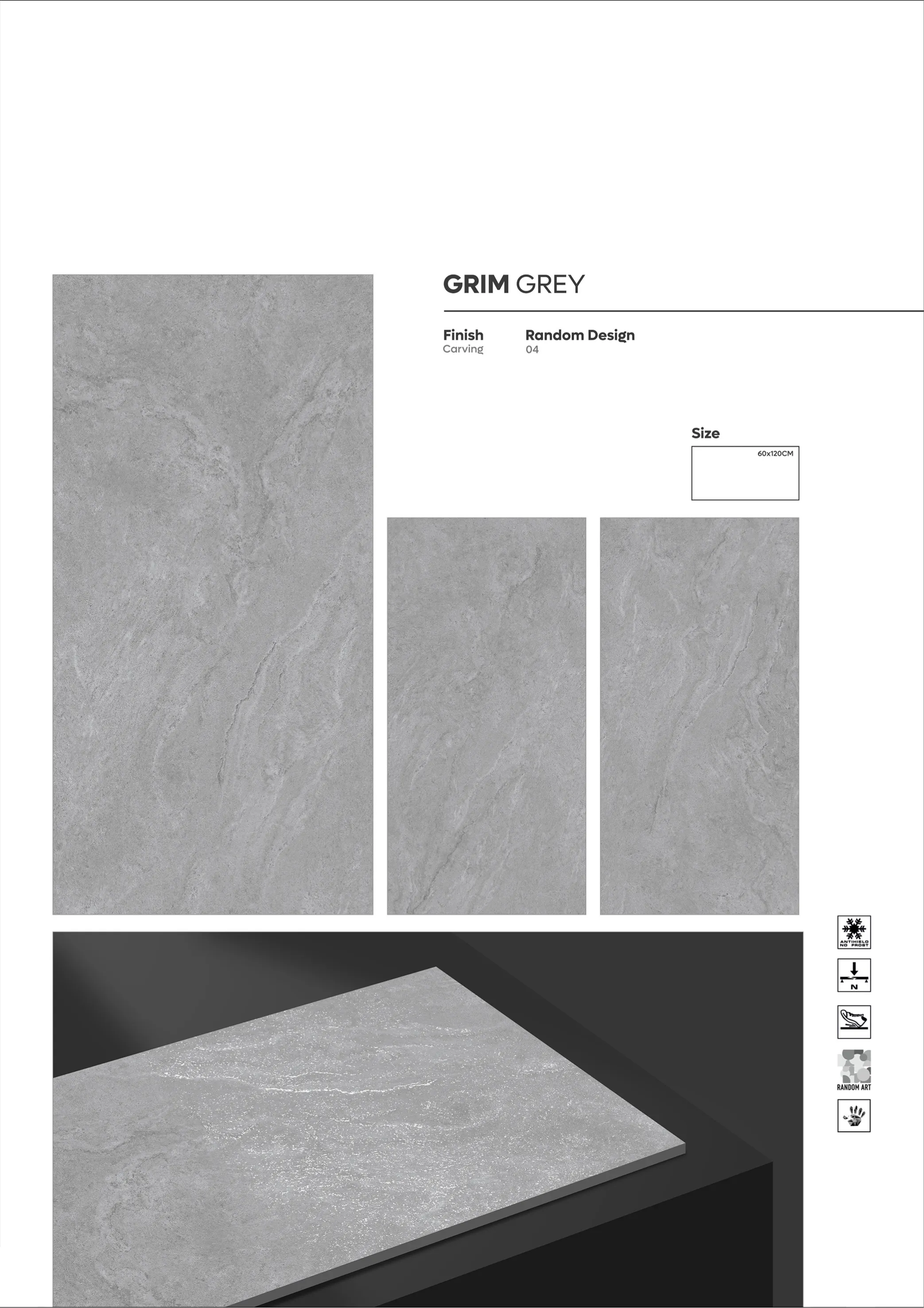 CARVIN SERIES - Design 10 - 600x1200mm Carving
