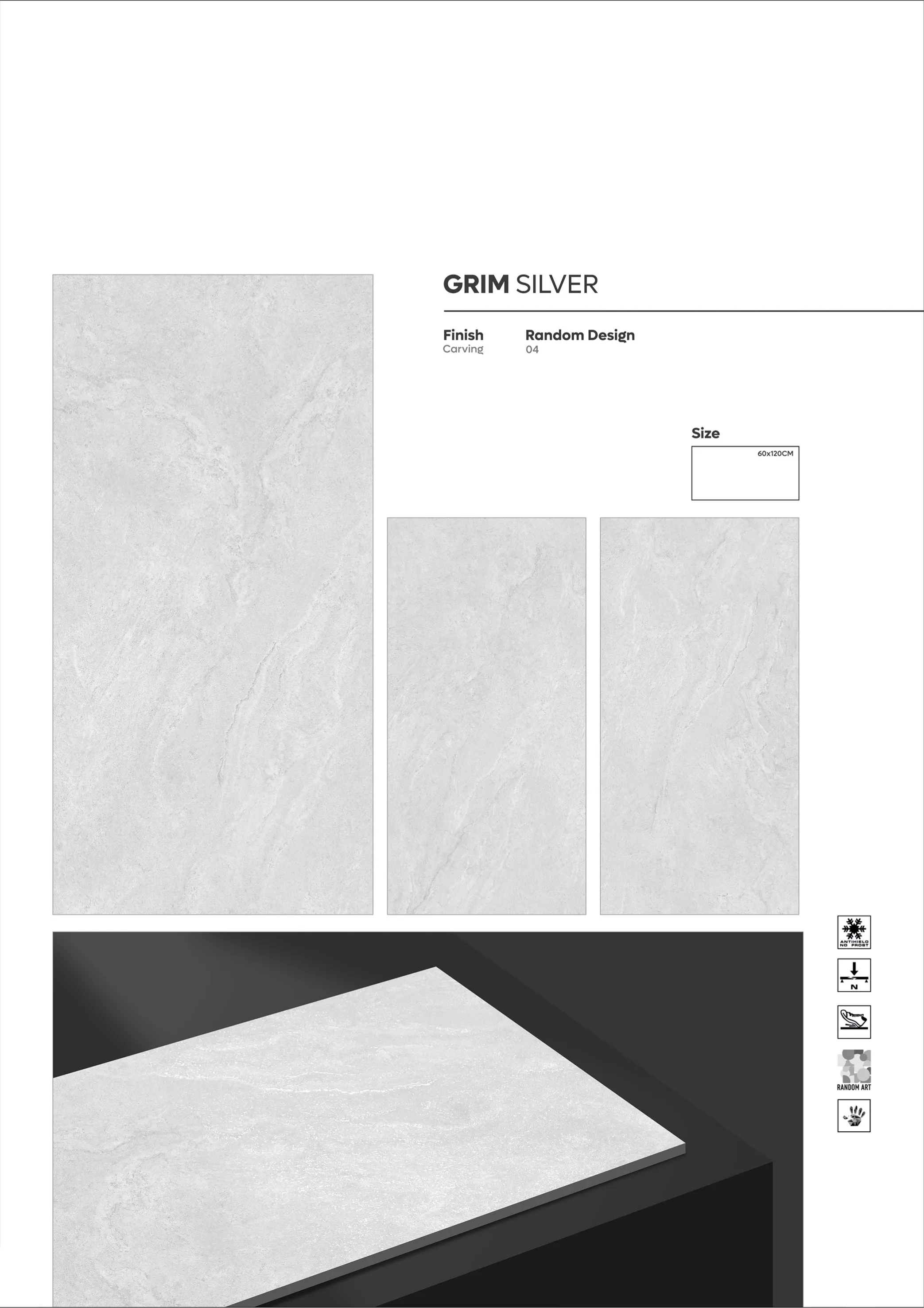 CARVIN SERIES - Design 11 - 600x1200mm Carving