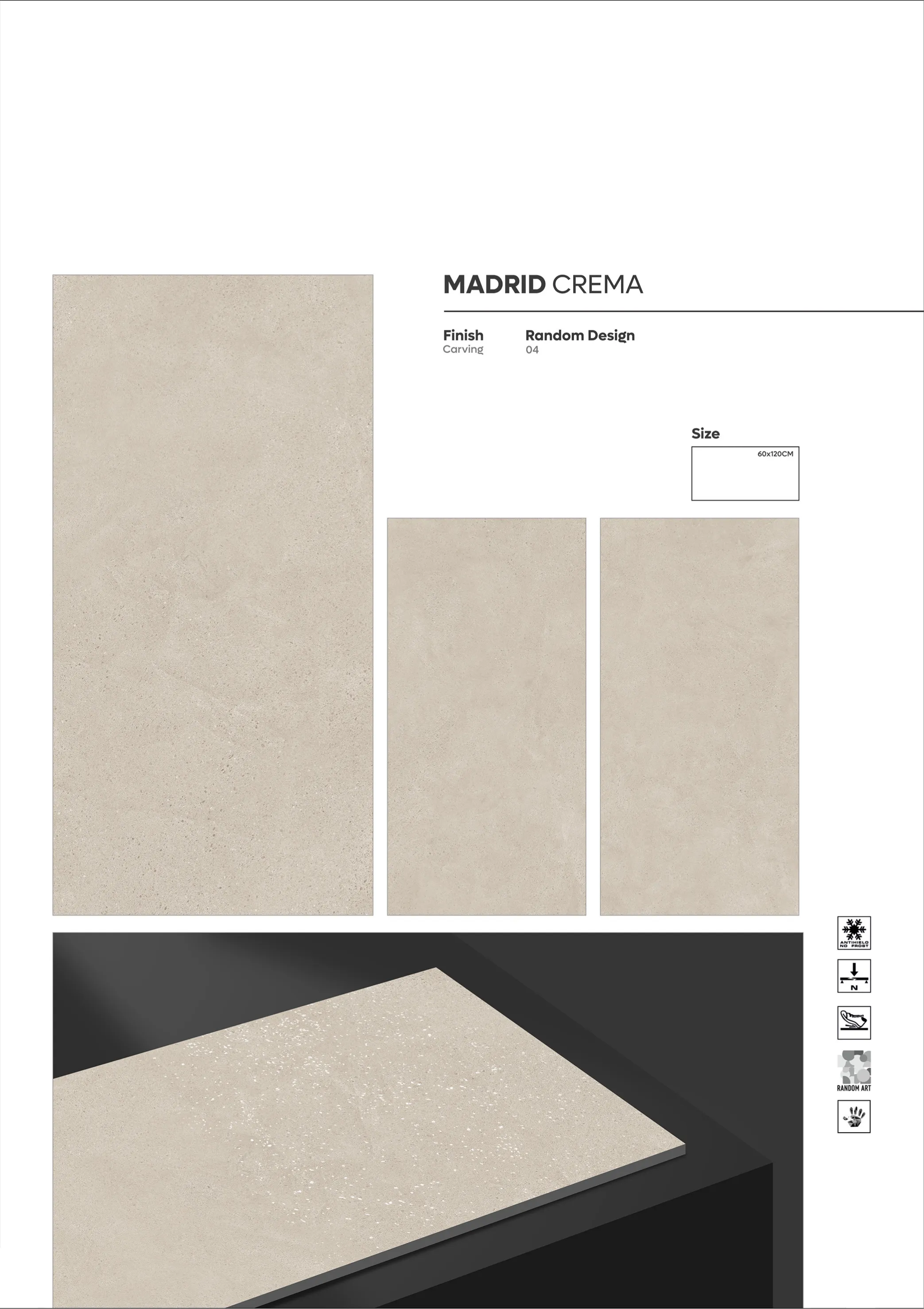 CARVIN SERIES - Design 14 - 600x1200mm Carving