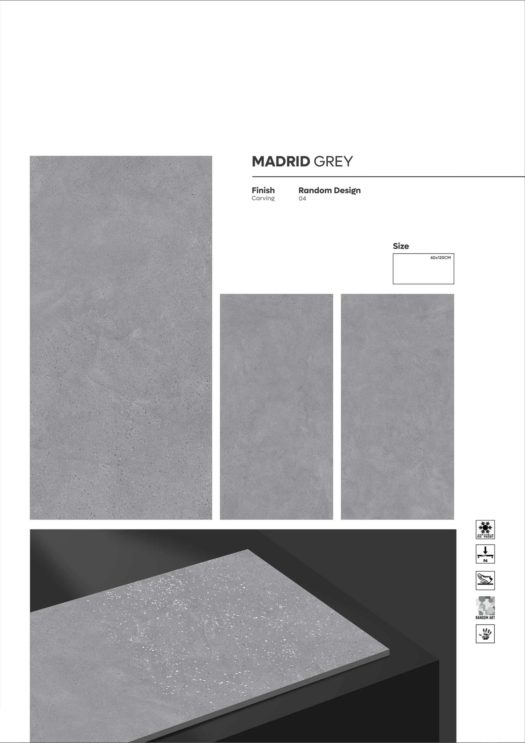 CARVIN SERIES - Design 18 - 600x1200mm Carving