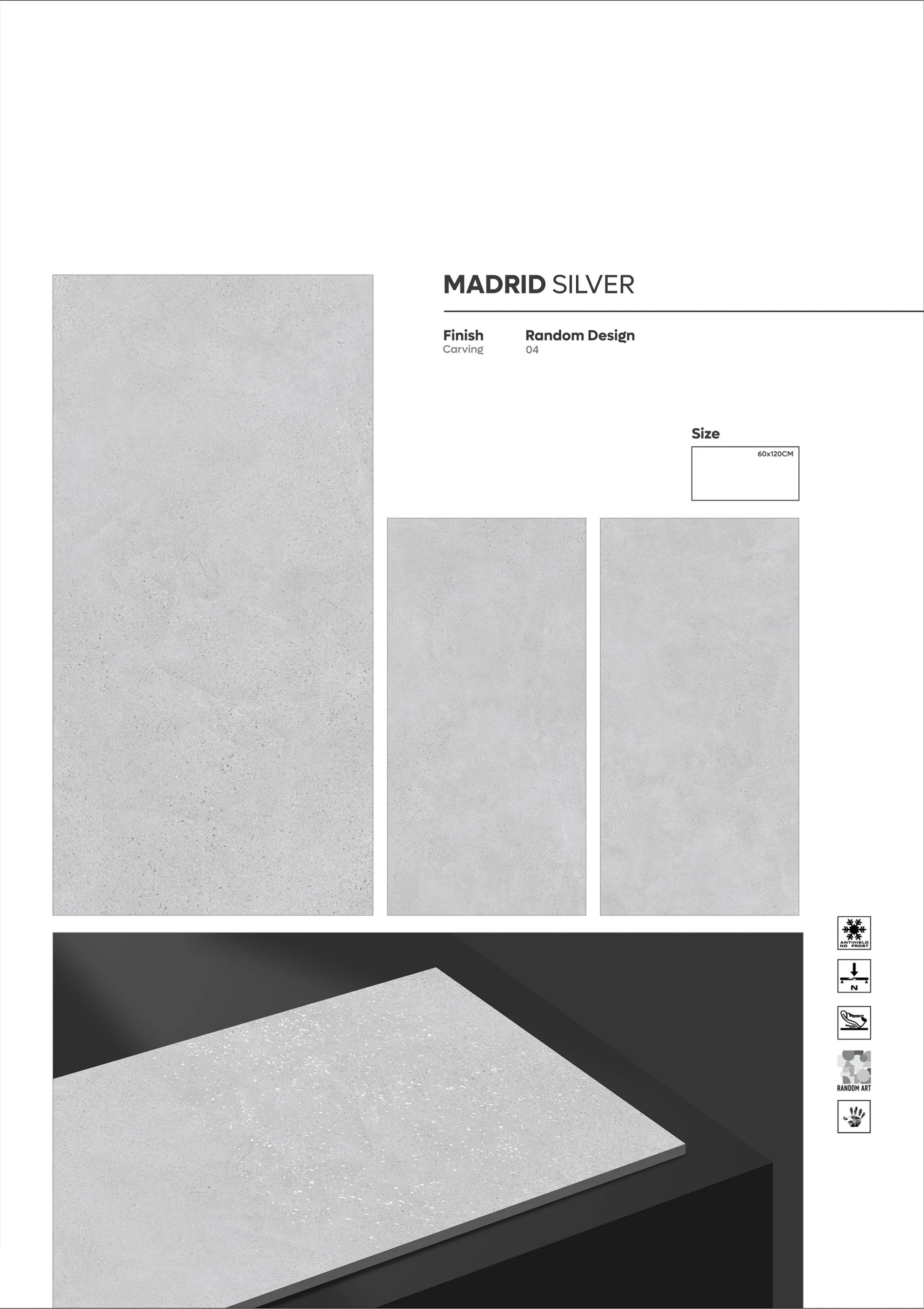 CARVIN SERIES - Design 19 - 600x1200mm Carving