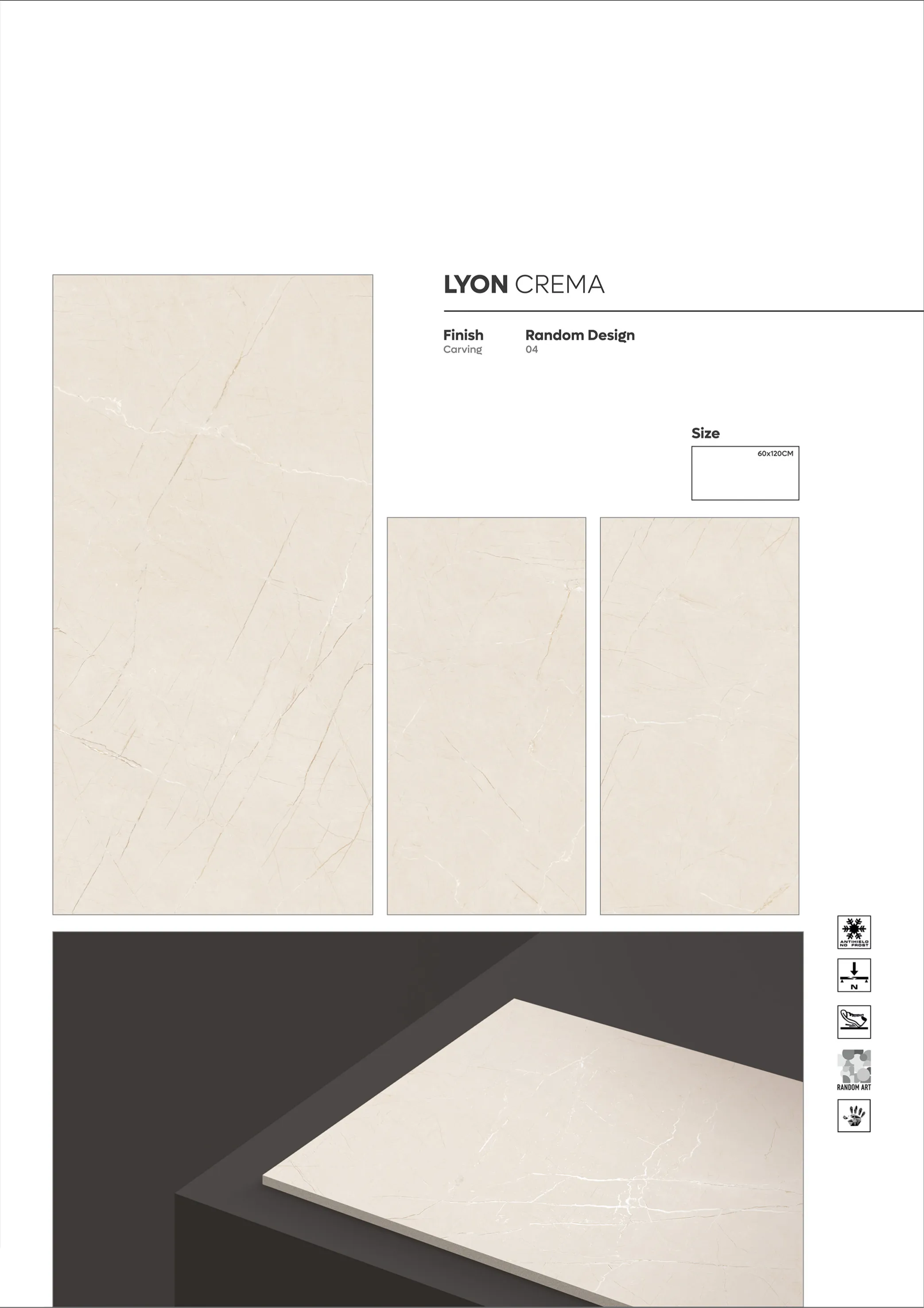 CARVIN SERIES - Design 27 - 600x1200mm Carving