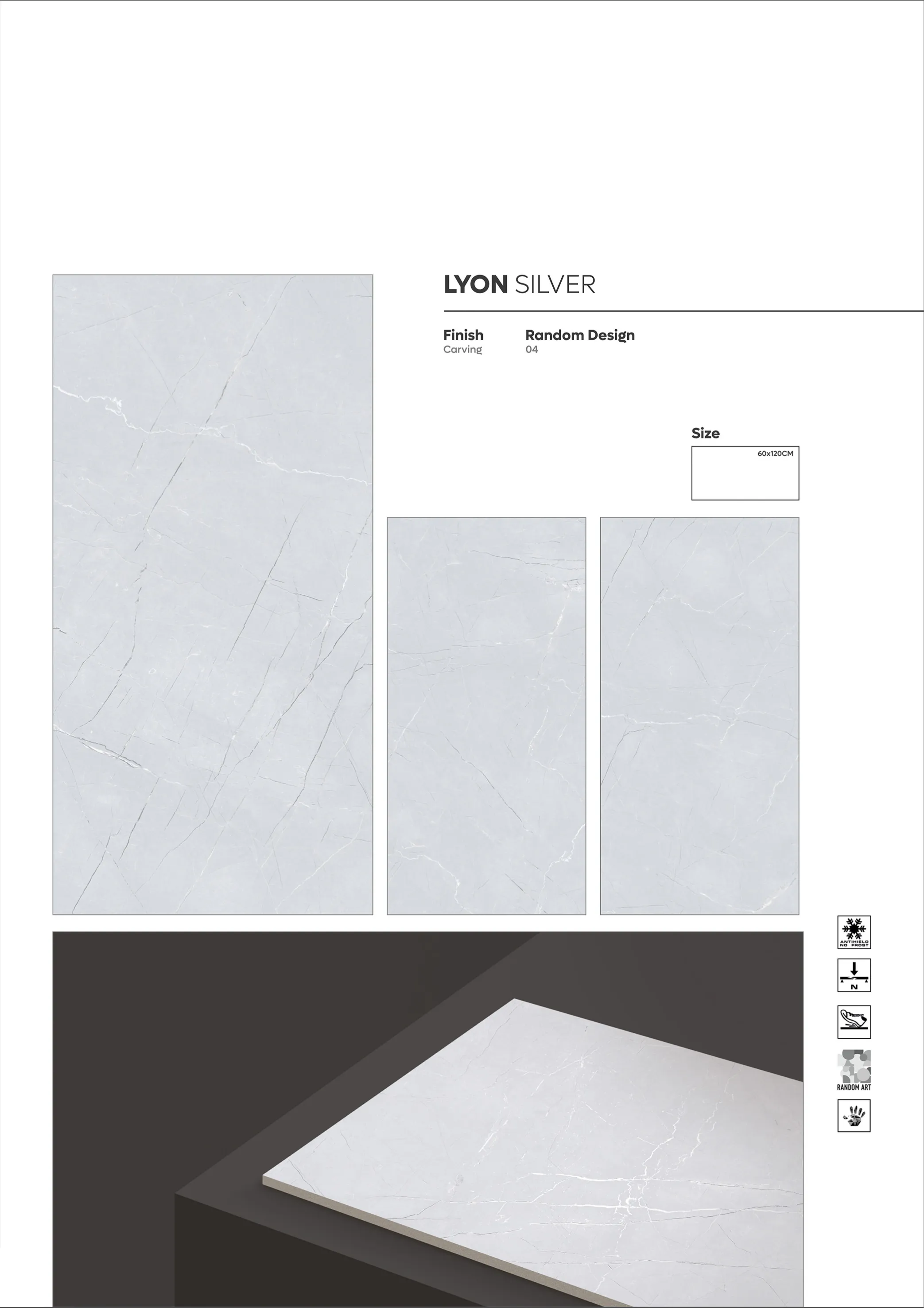 CARVIN SERIES - Design 31 - 600x1200mm Carving