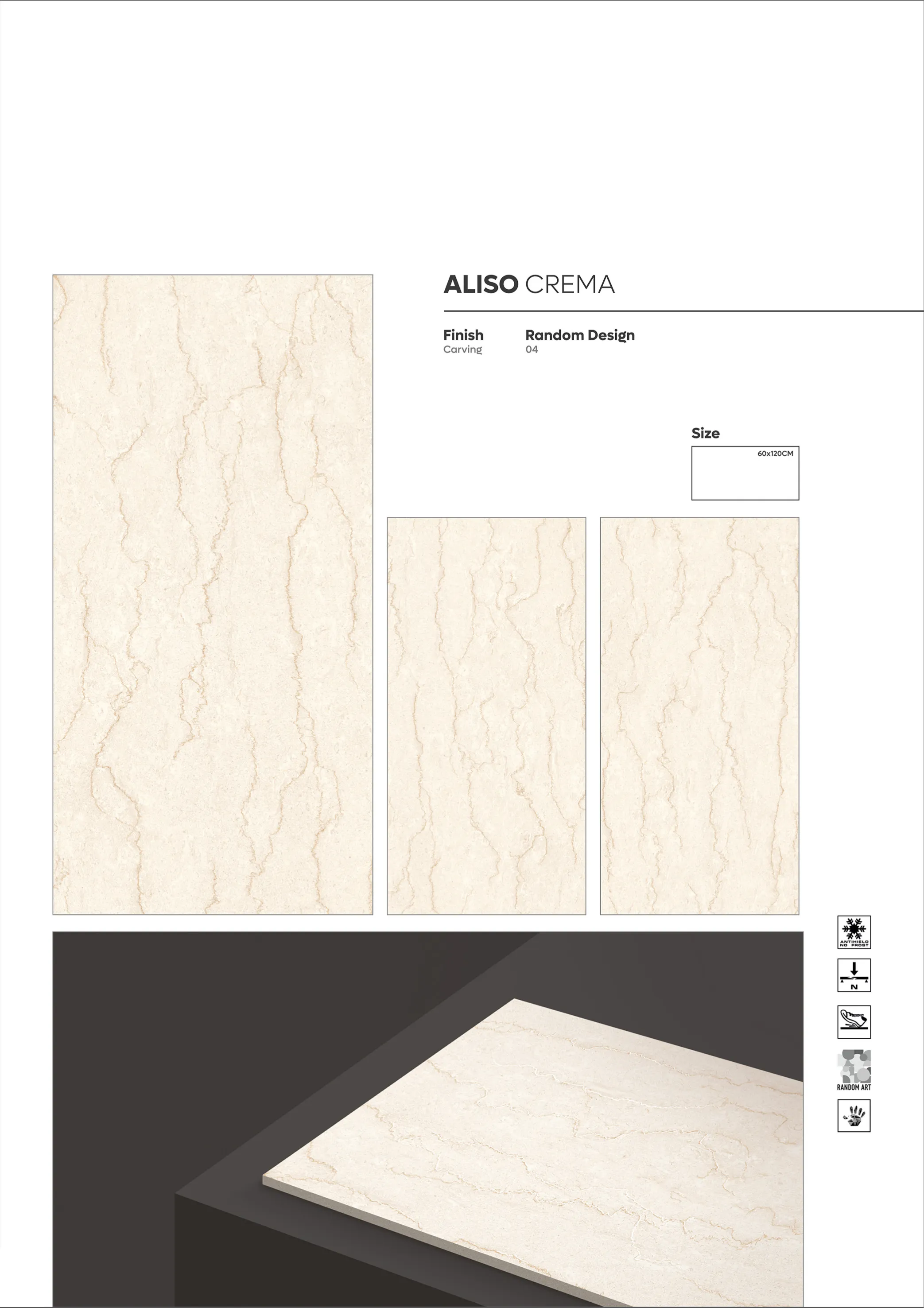 CARVIN SERIES - Design 38 - 600x1200mm Carving