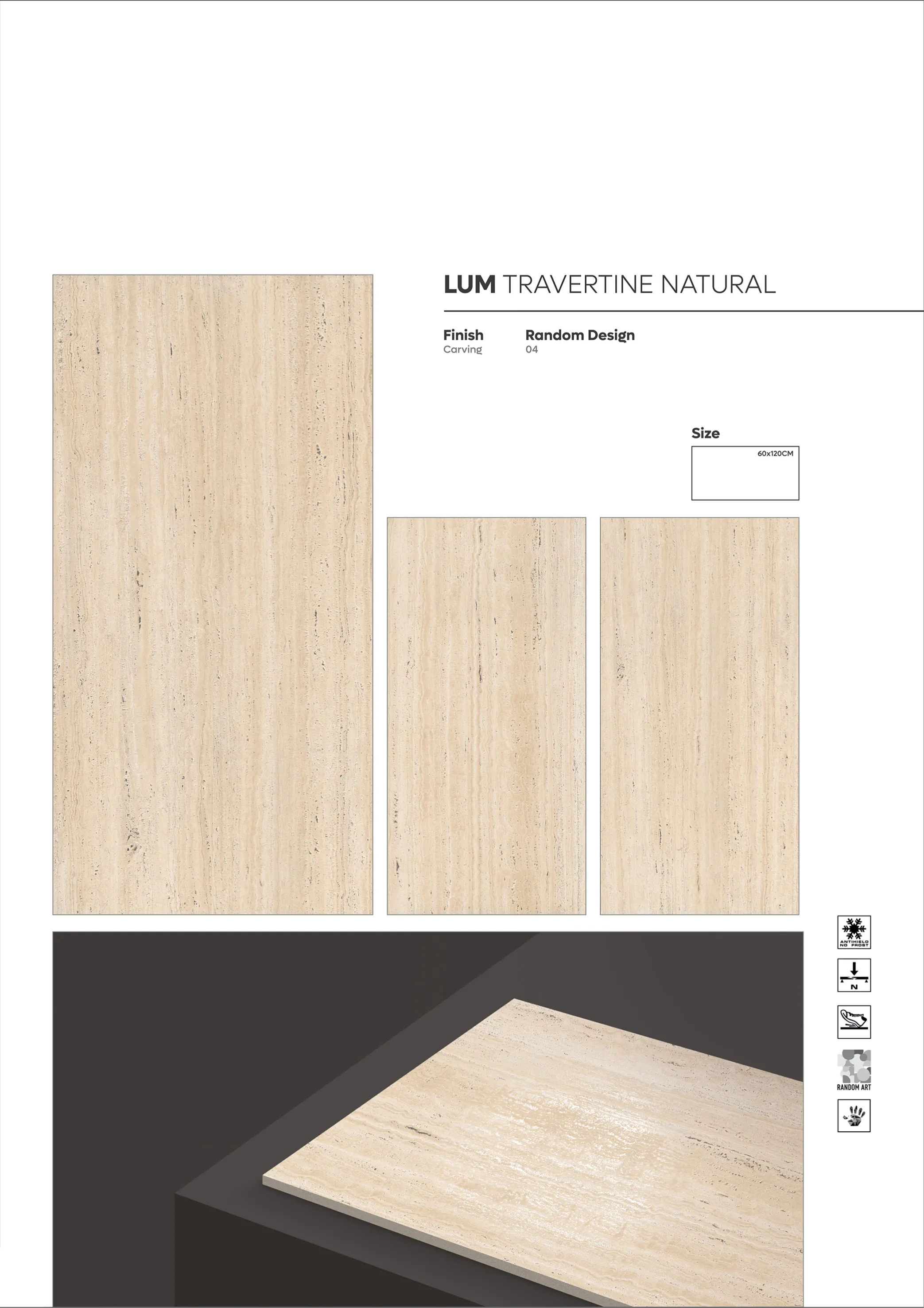 CARVIN SERIES - Design 40 - 600x1200mm Carving