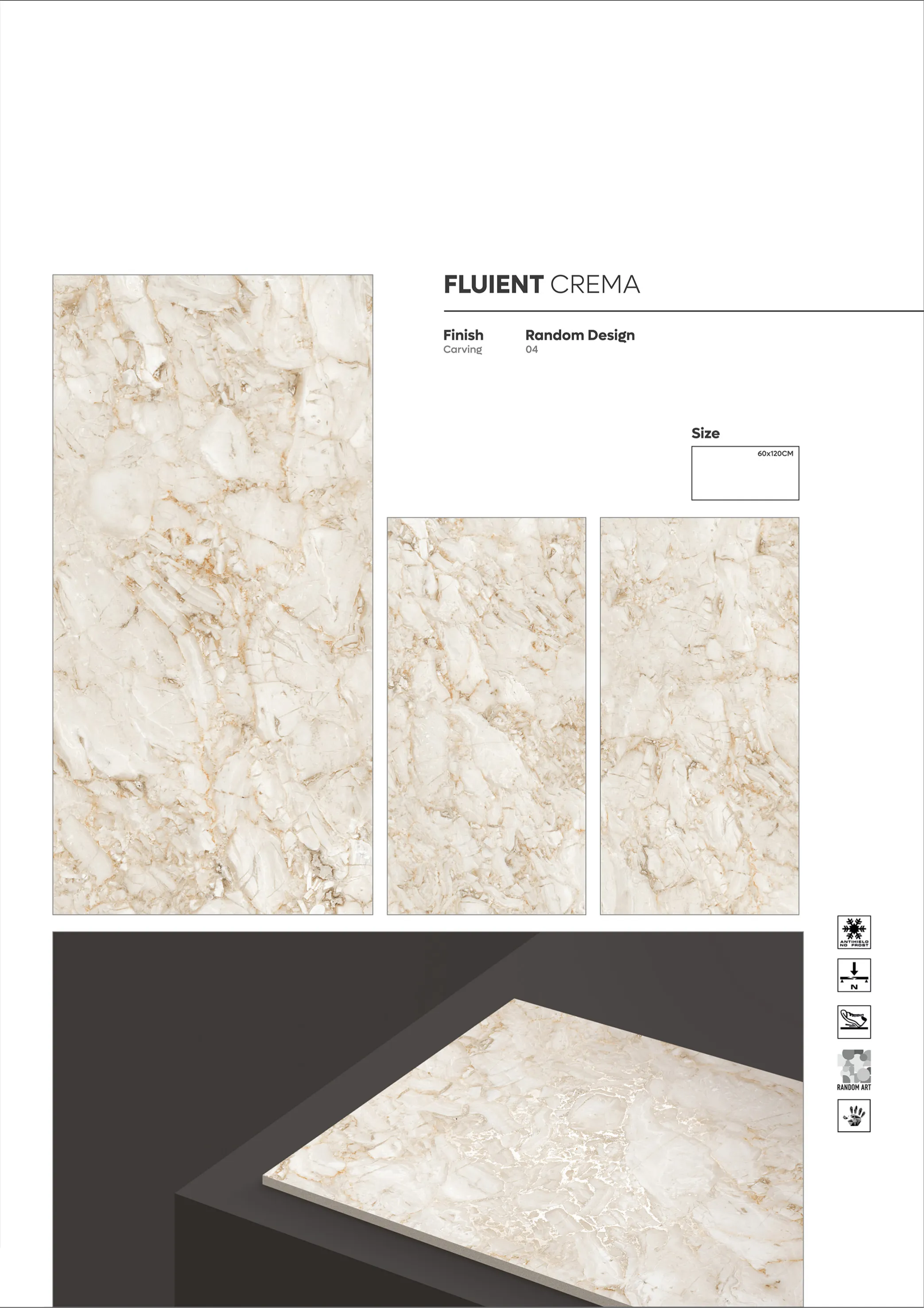 CARVIN SERIES - Design 42 - 600x1200mm Carving