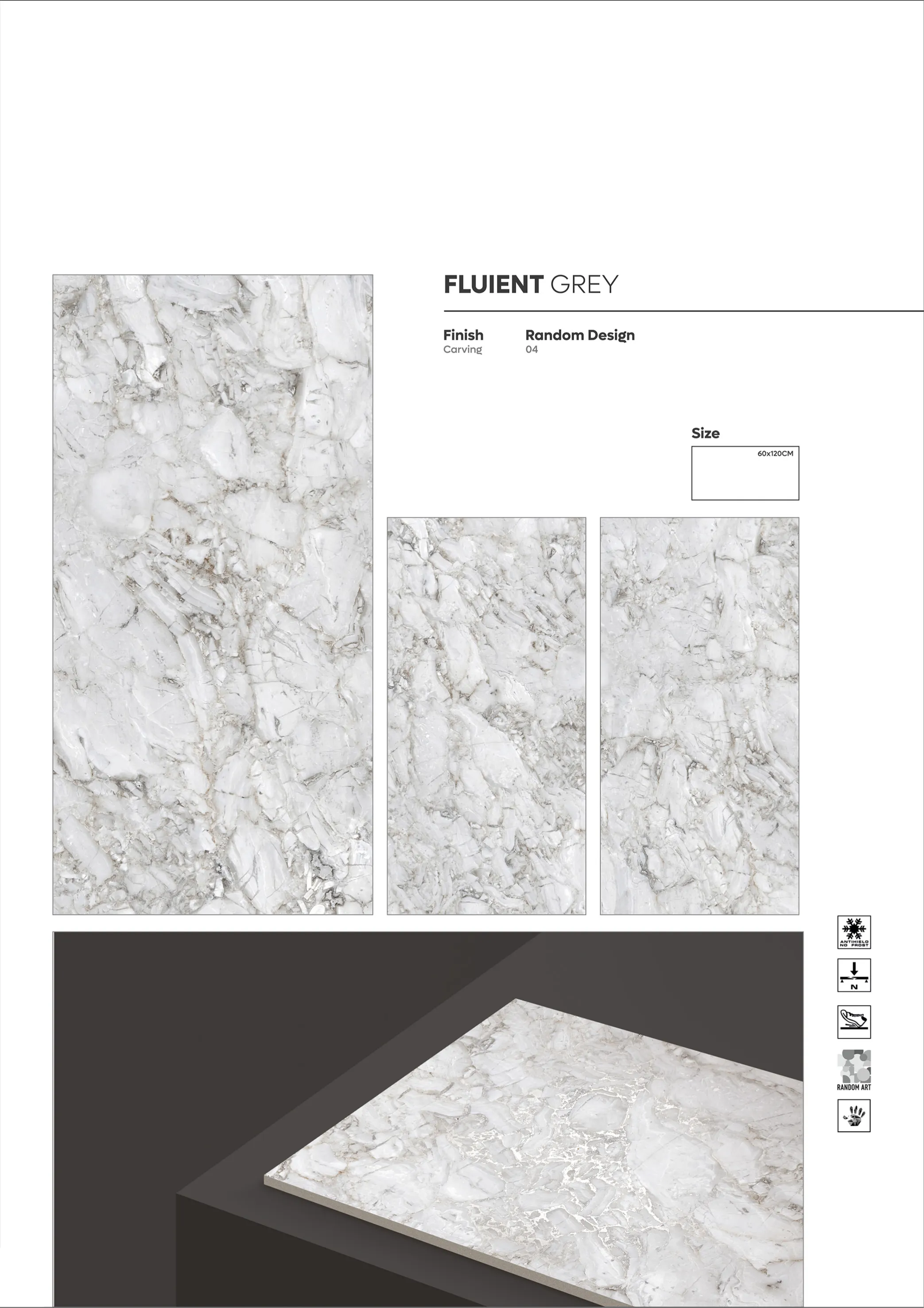 CARVIN SERIES - Design 43 - 600x1200mm Carving