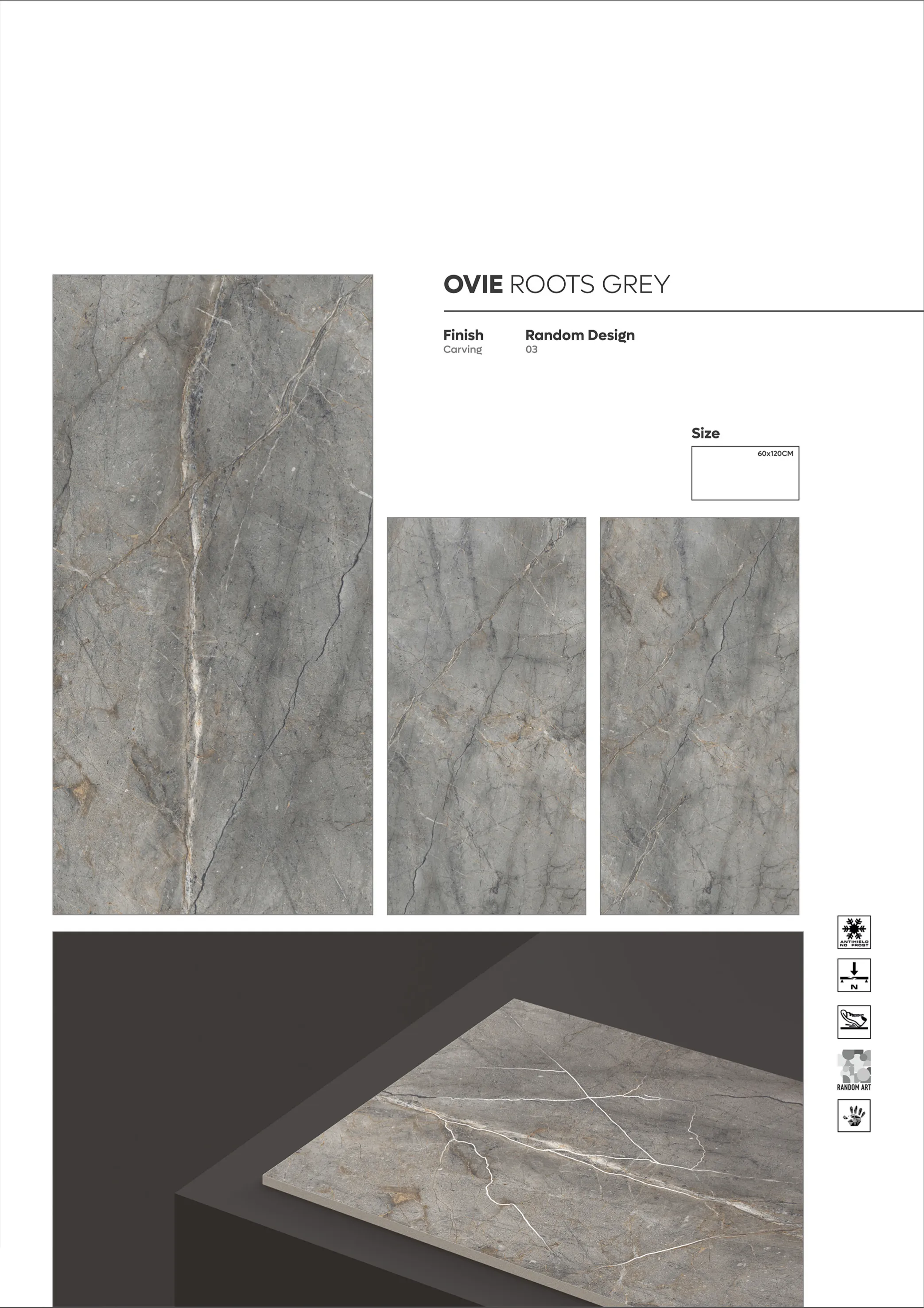 CARVIN SERIES - Design 44 - 600x1200mm Carving