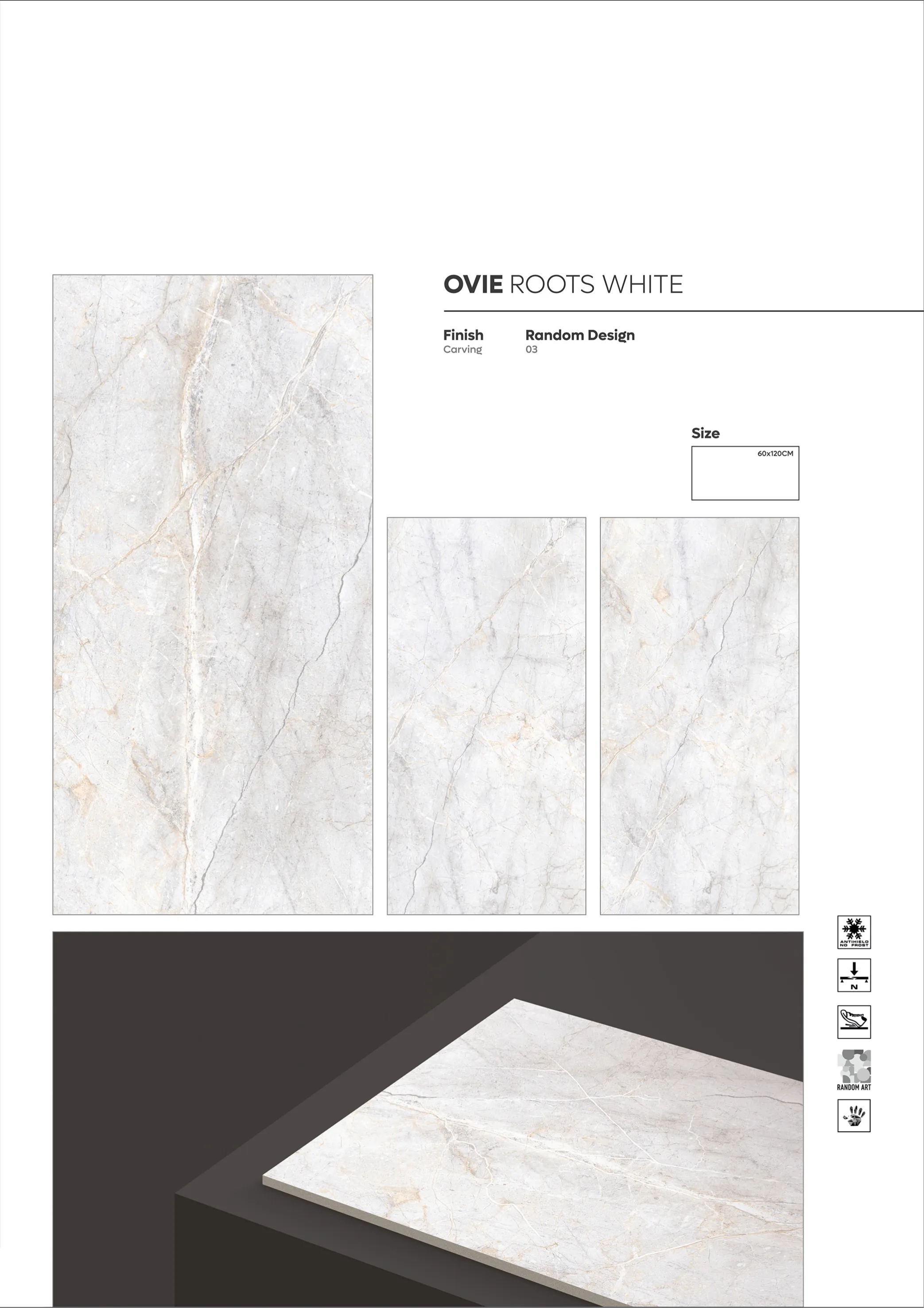 CARVIN SERIES - Design 46 - 600x1200mm Carving