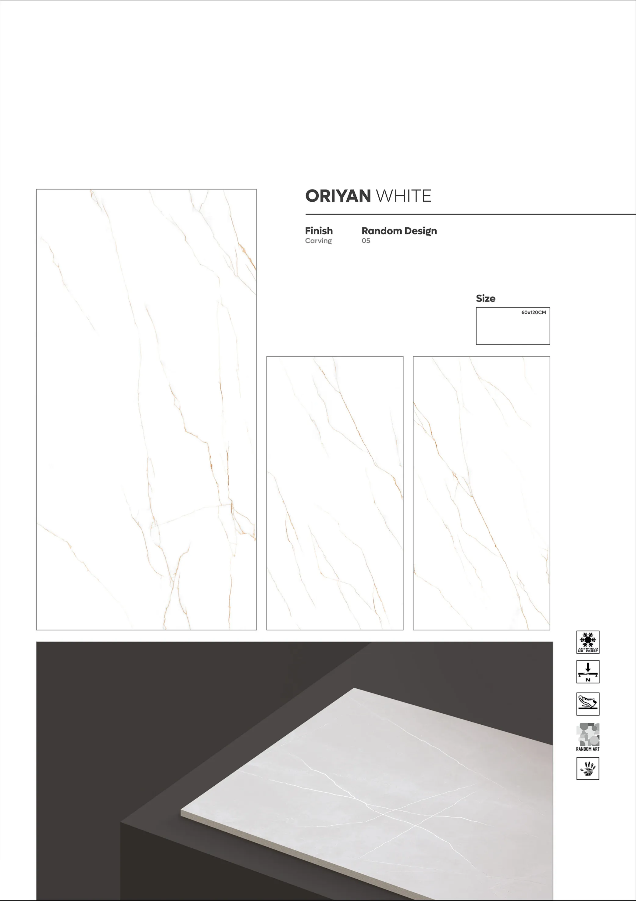 CARVIN SERIES - Design 47 - 600x1200mm Carving