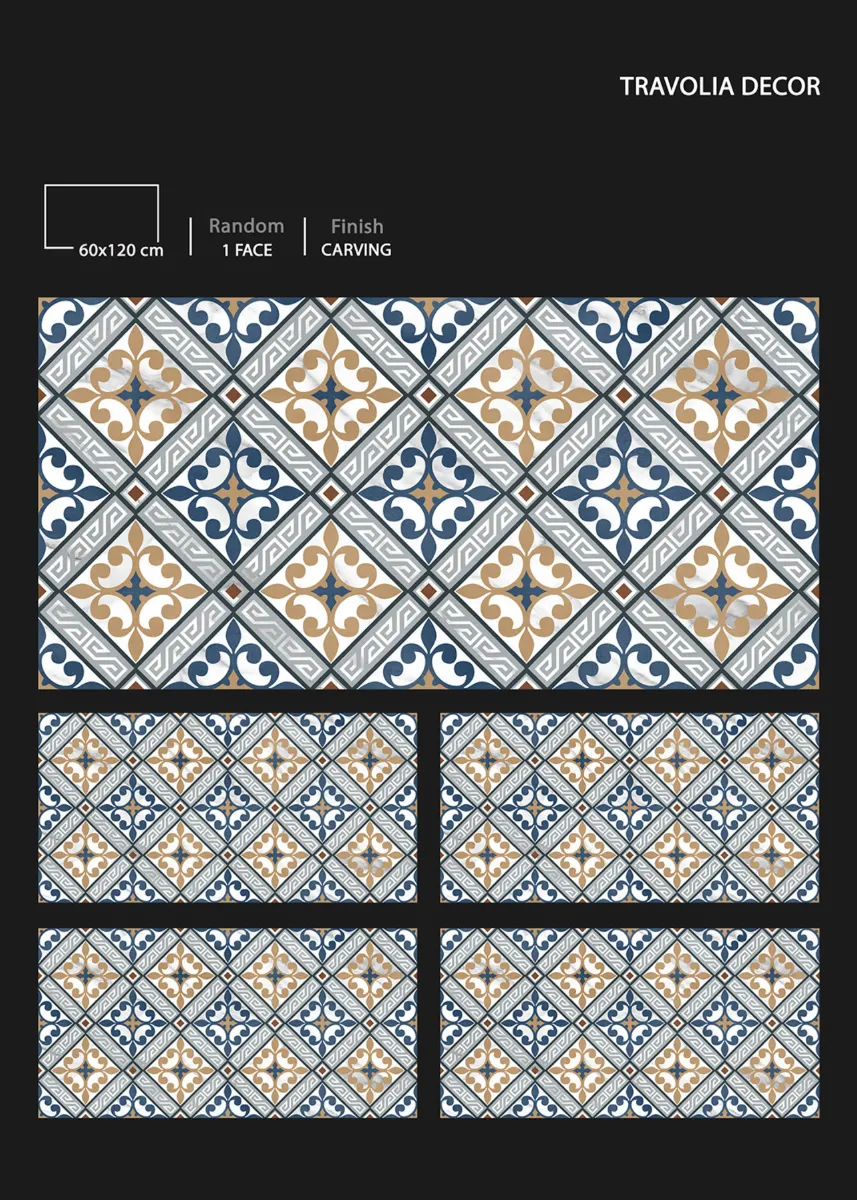 CARVING 60X120cm - Design 30 - 600x1200mm Carving