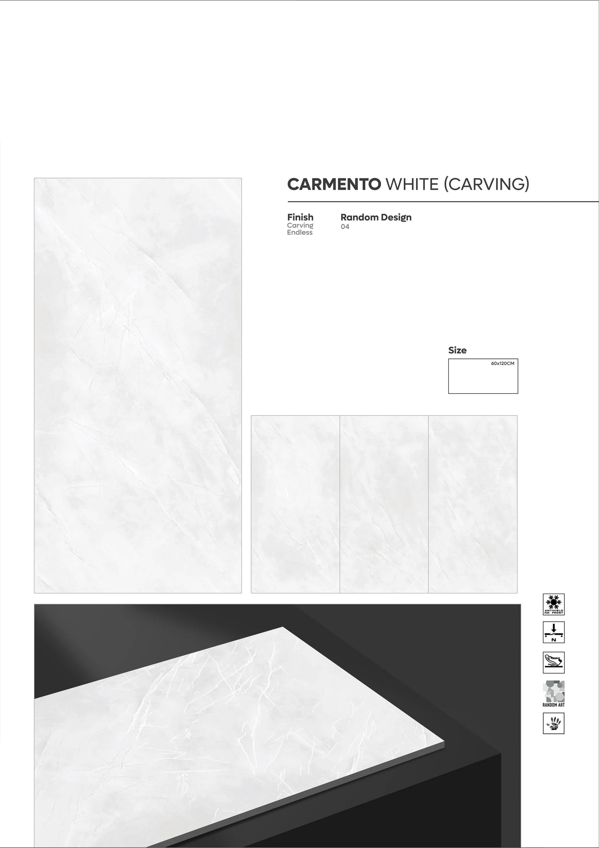 CARVING ENDLESS - Design 6 - 600x1200mm Carving