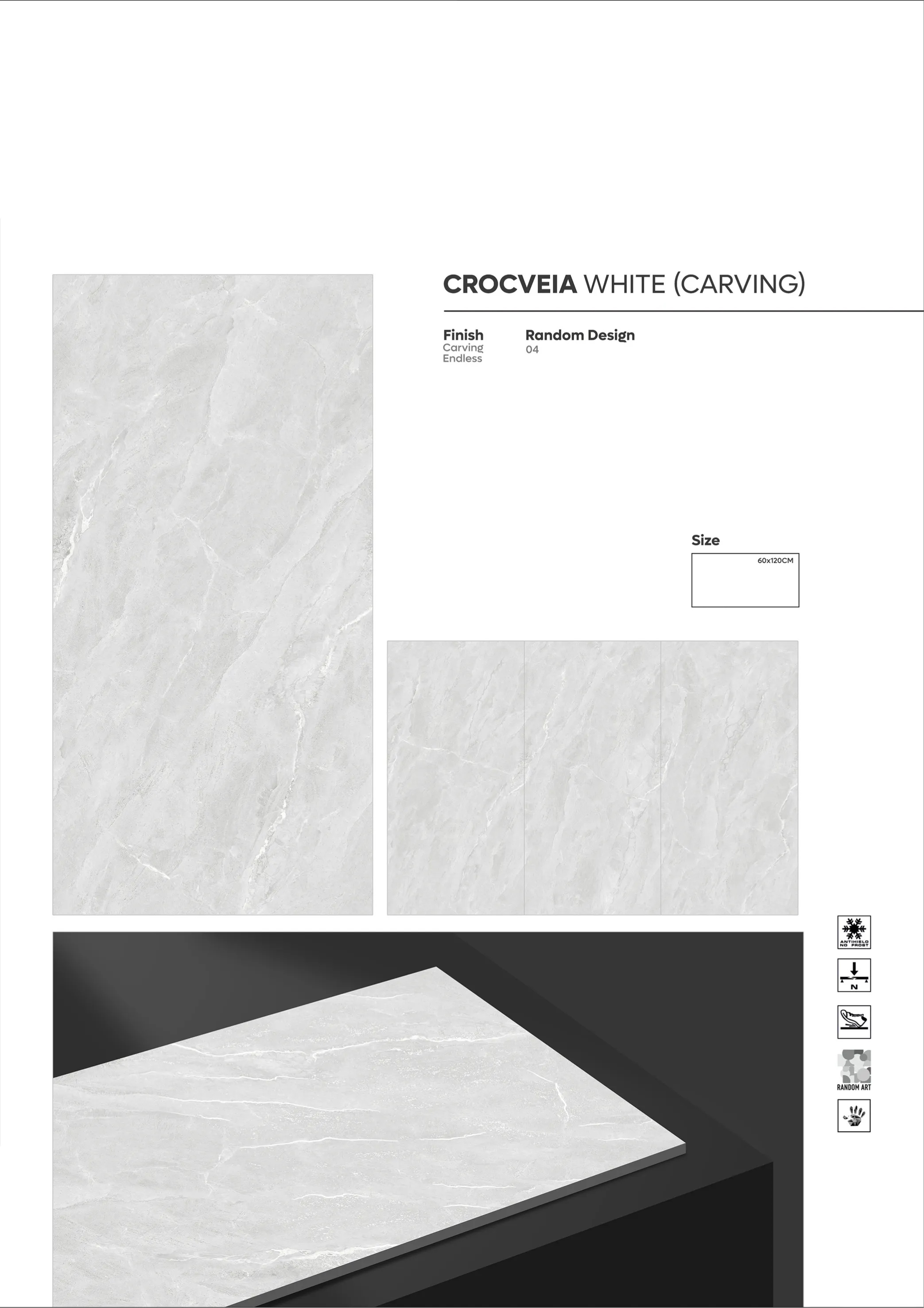 CARVING ENDLESS - Design 9 - 600x1200mm Carving