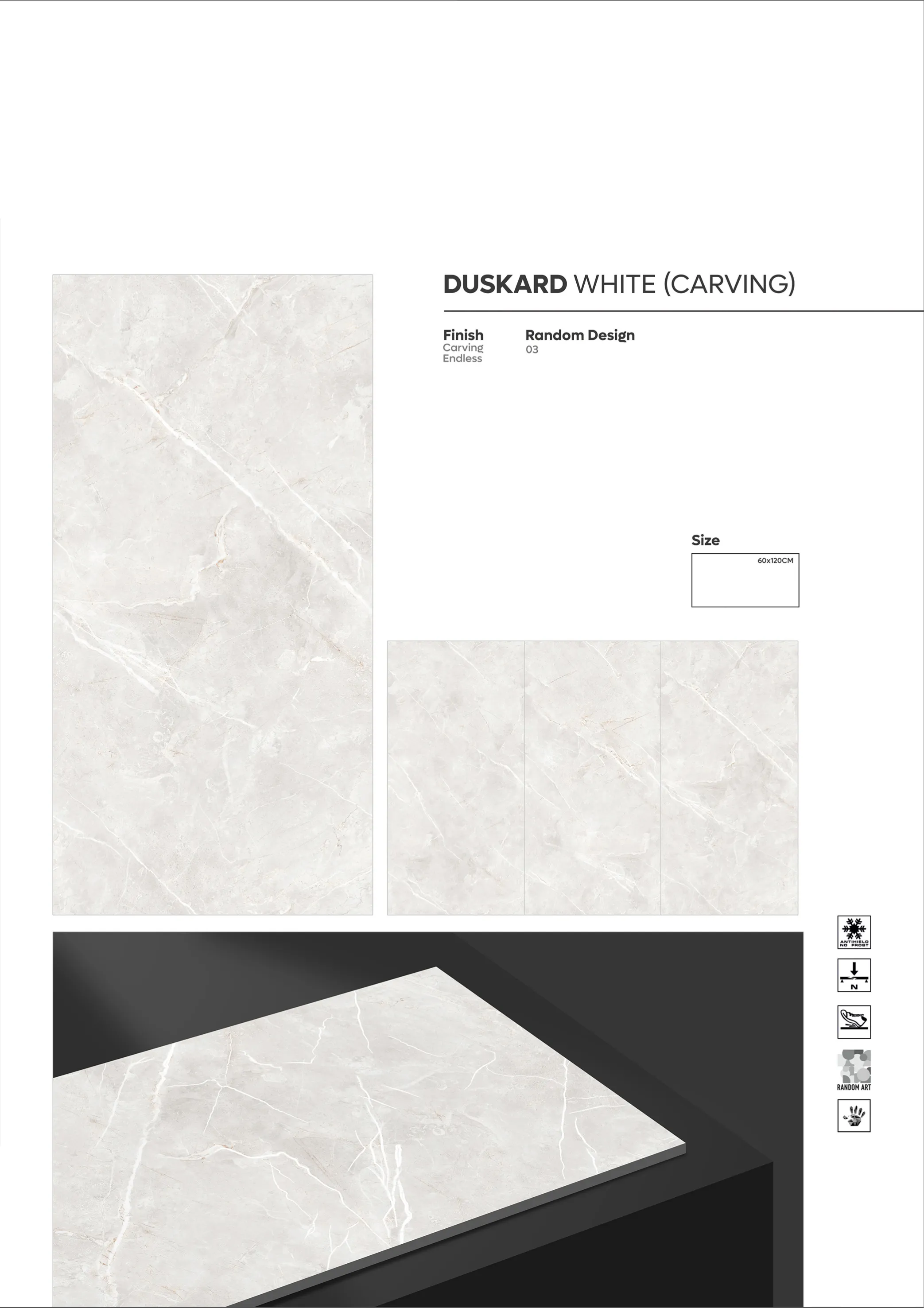 CARVING ENDLESS - Design 11 - 600x1200mm Carving