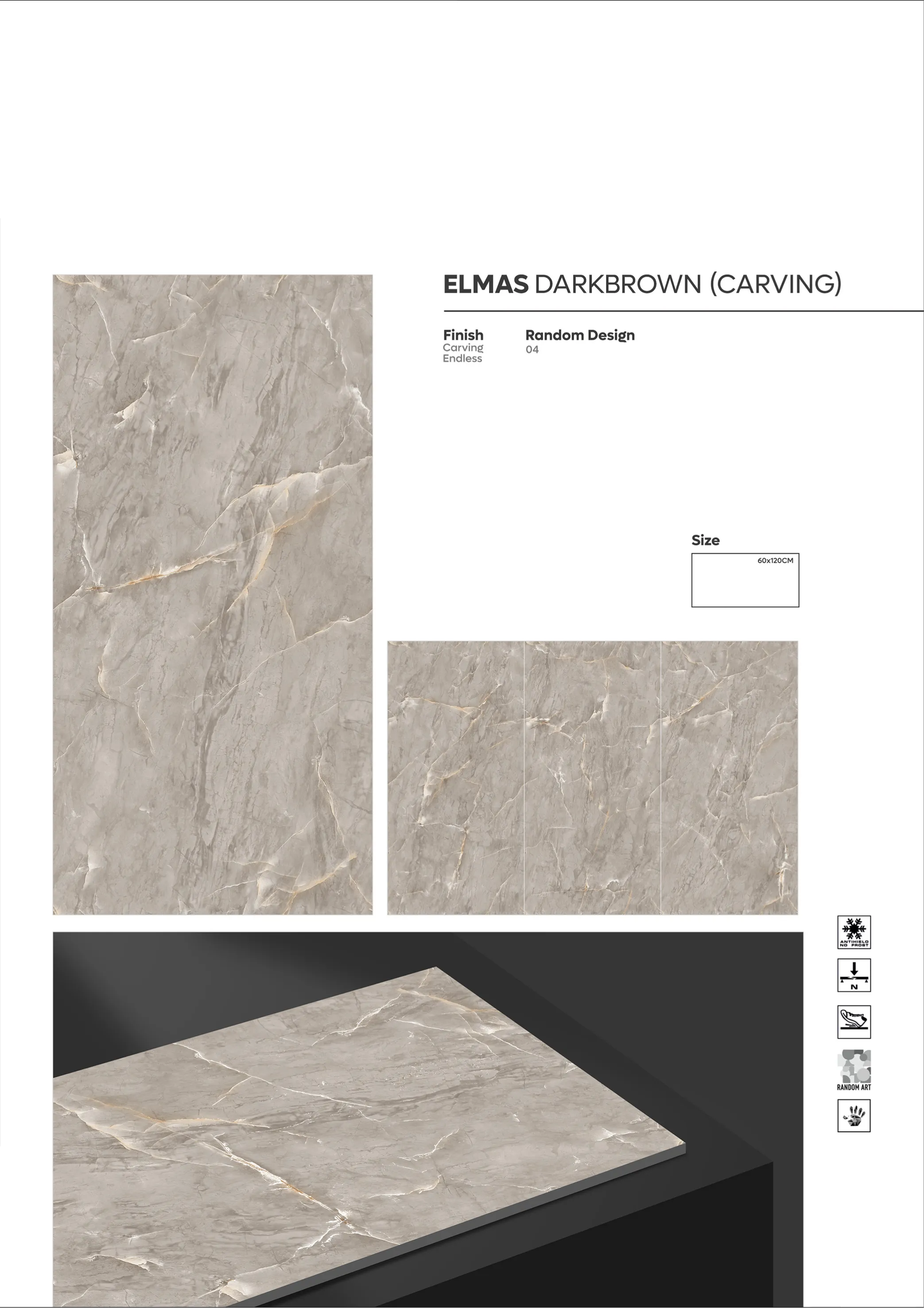 CARVING ENDLESS - Design 12 - 600x1200mm Carving