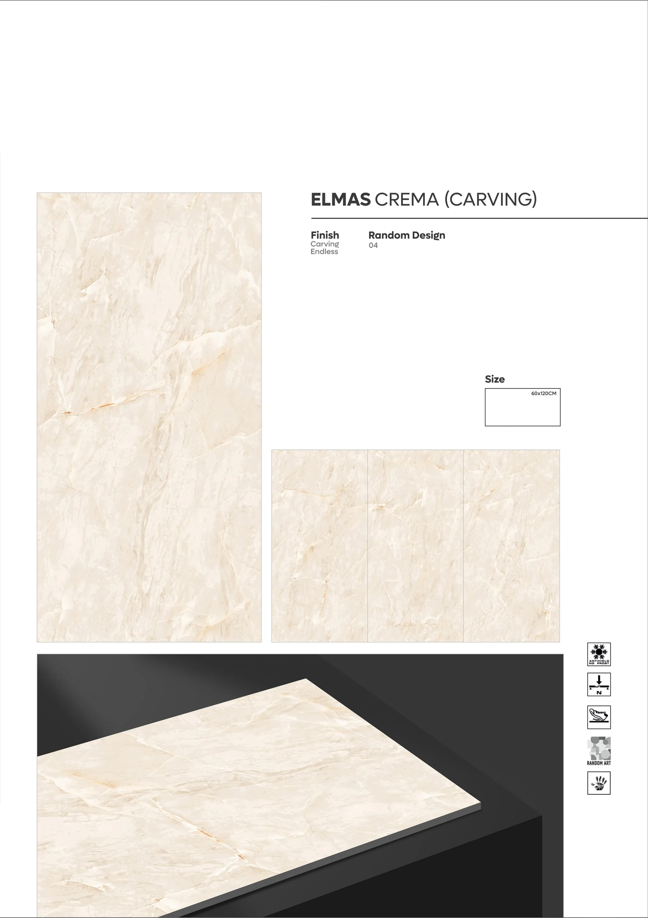 CARVING ENDLESS - Design 13 - 600x1200mm Carving