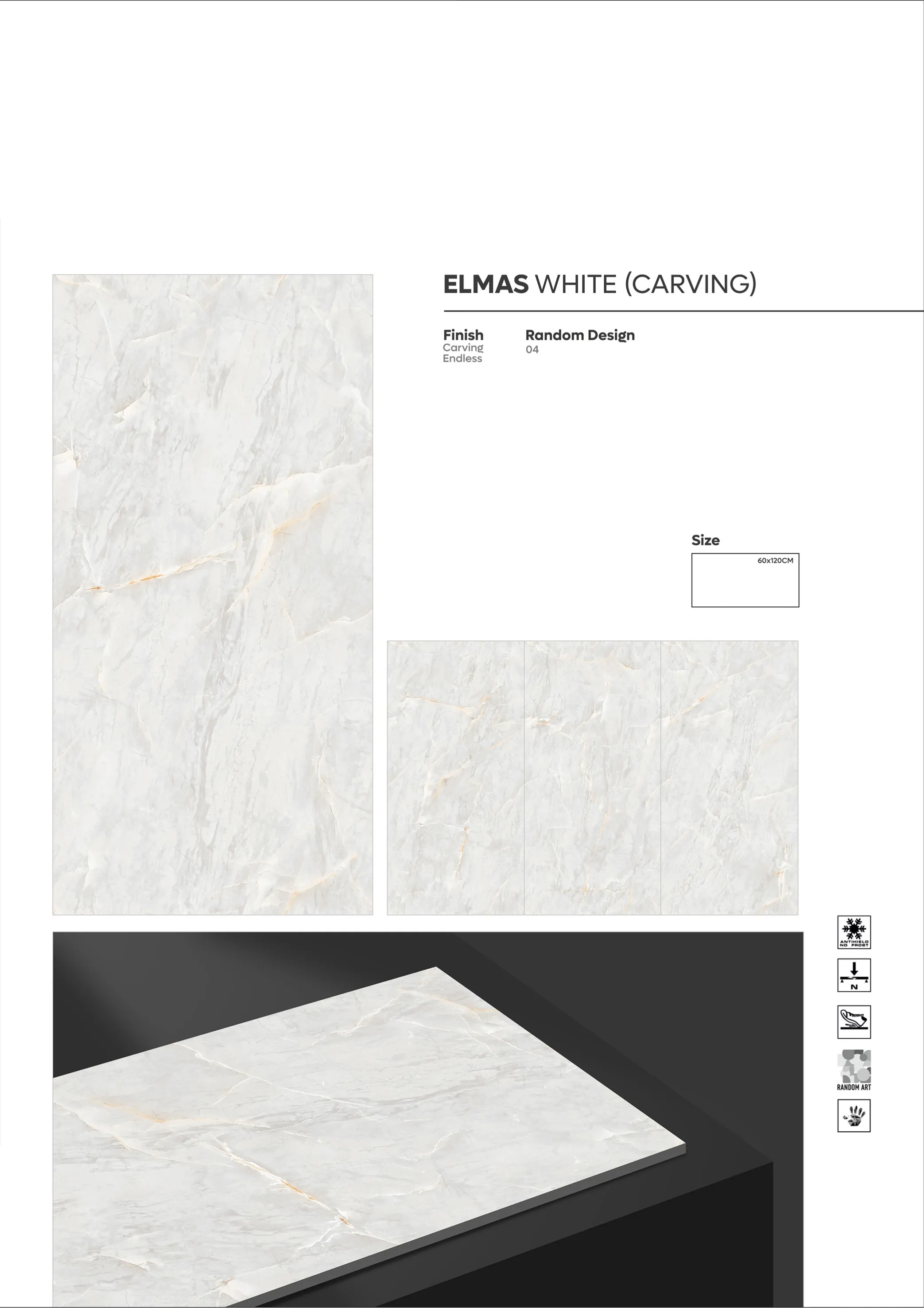 CARVING ENDLESS - Design 15 - 600x1200mm Carving