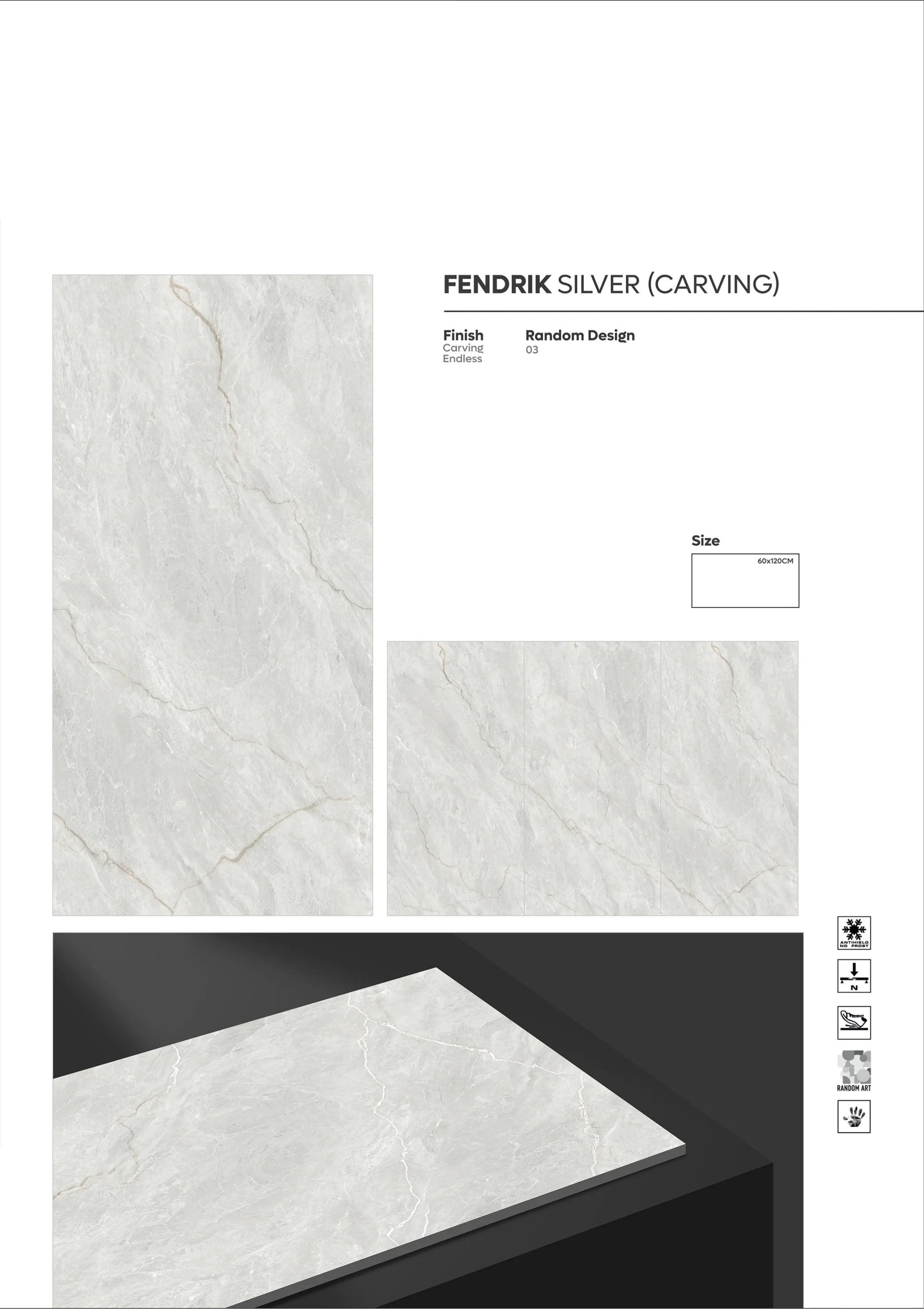 CARVING ENDLESS - Design 16 - 600x1200mm Carving