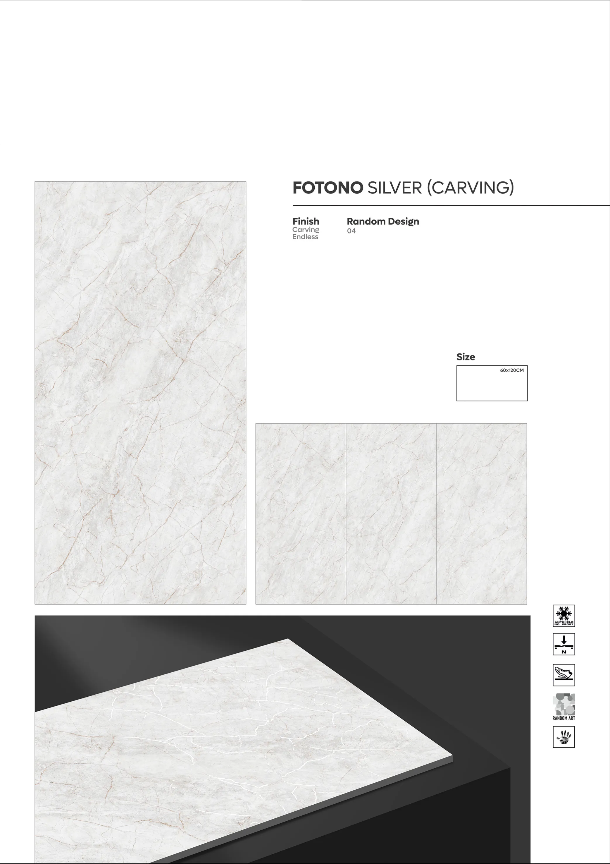 CARVING ENDLESS - Design 18 - 600x1200mm Carving