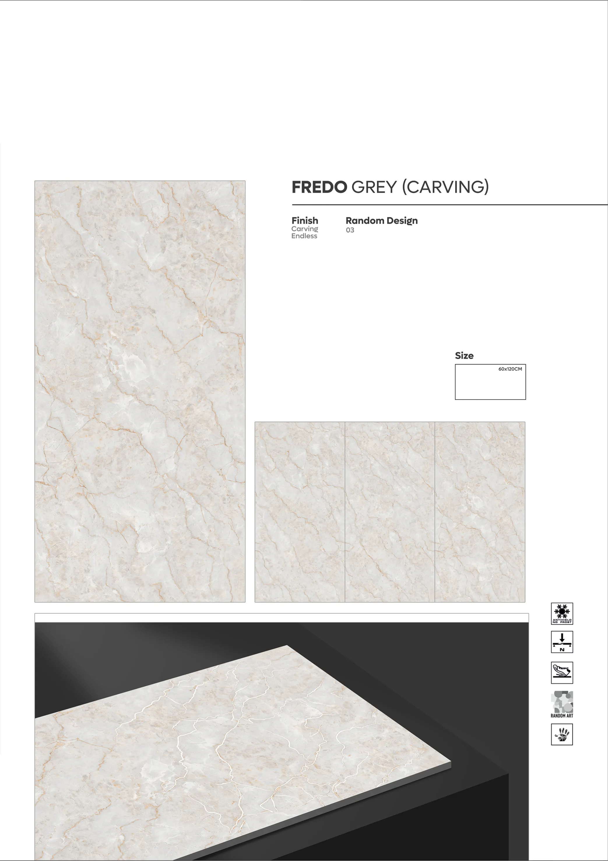 CARVING ENDLESS - Design 19 - 600x1200mm Carving