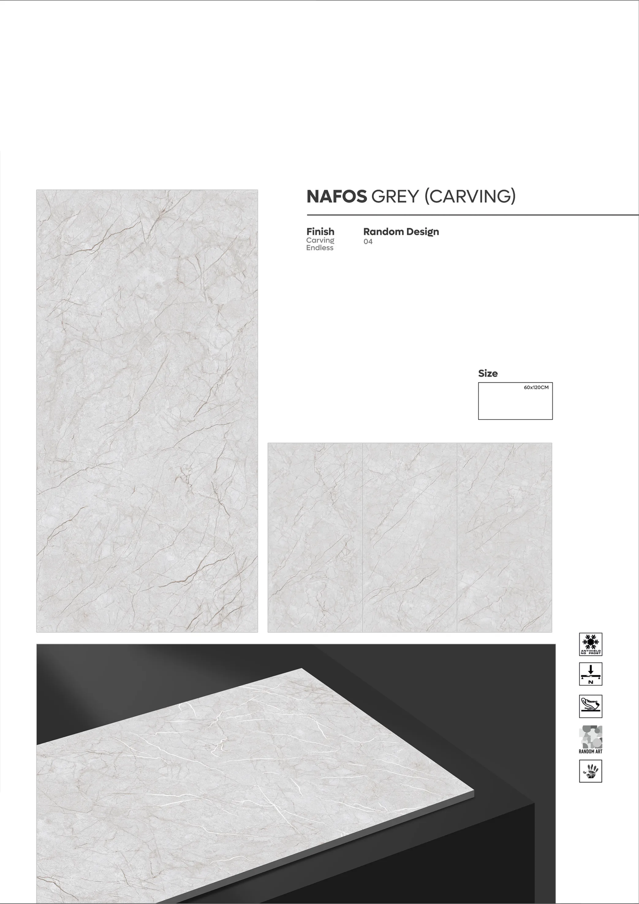 CARVING ENDLESS - Design 21 - 600x1200mm Carving