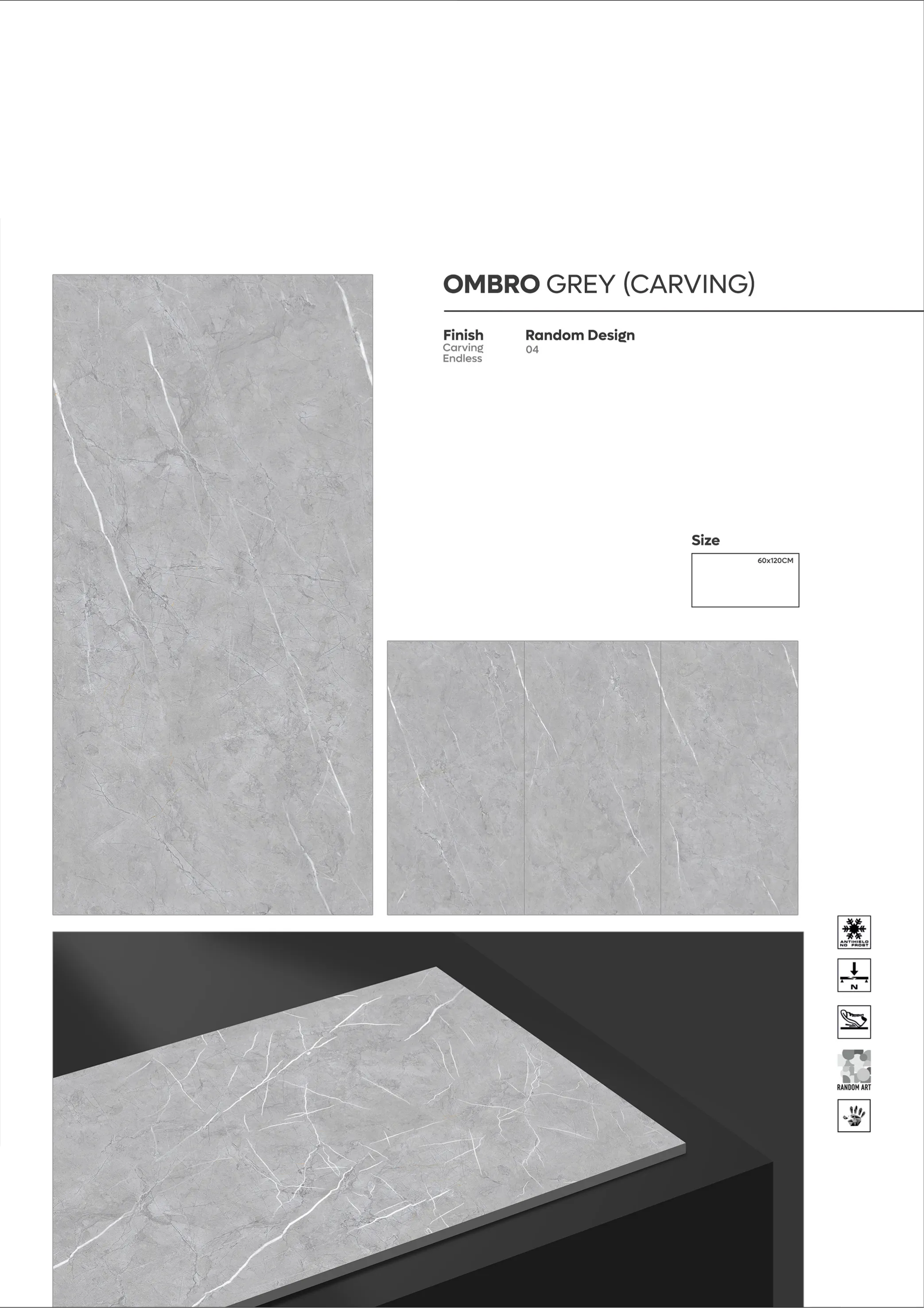 CARVING ENDLESS - Design 23 - 600x1200mm Carving