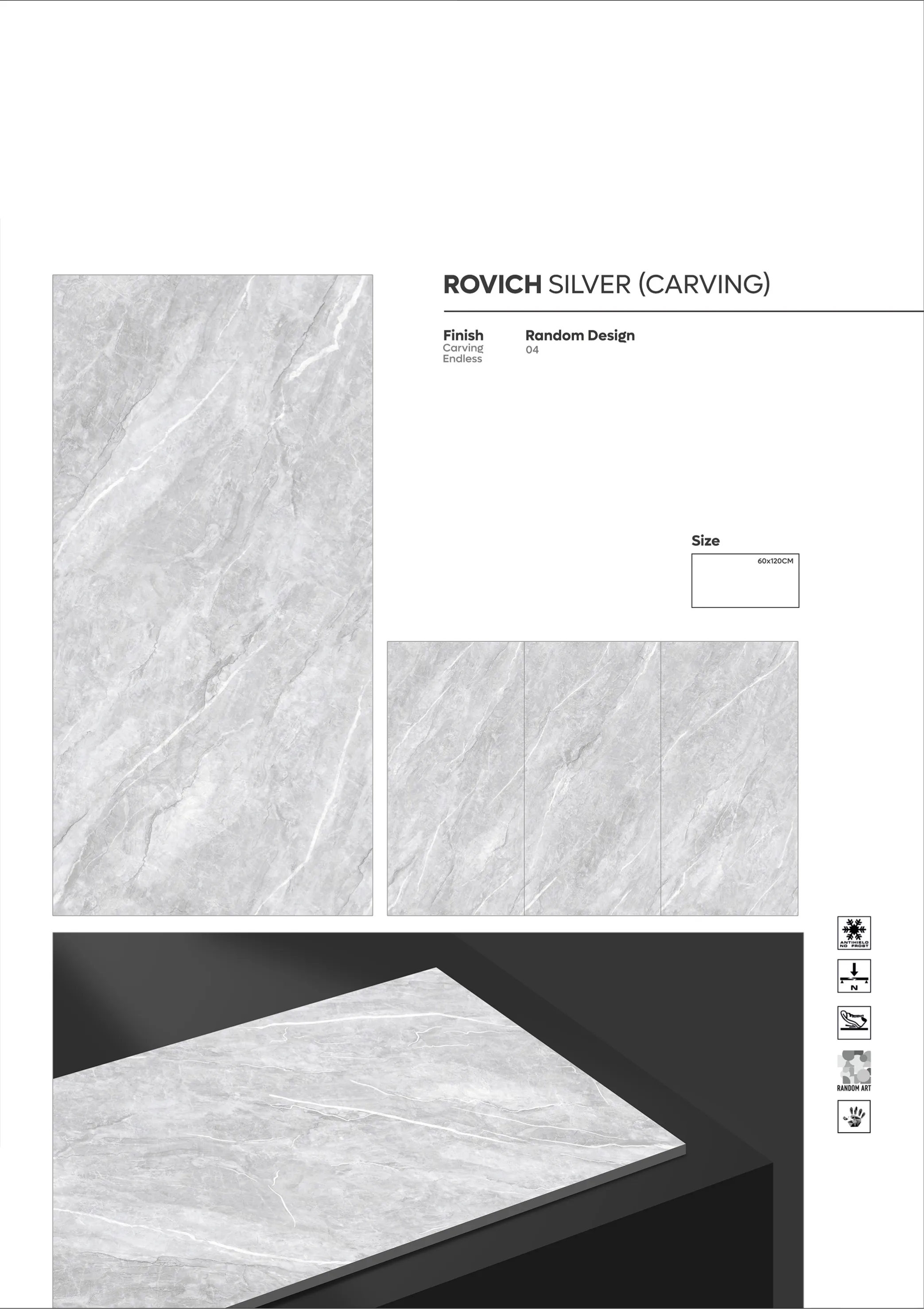 CARVING ENDLESS - Design 27 - 600x1200mm Carving