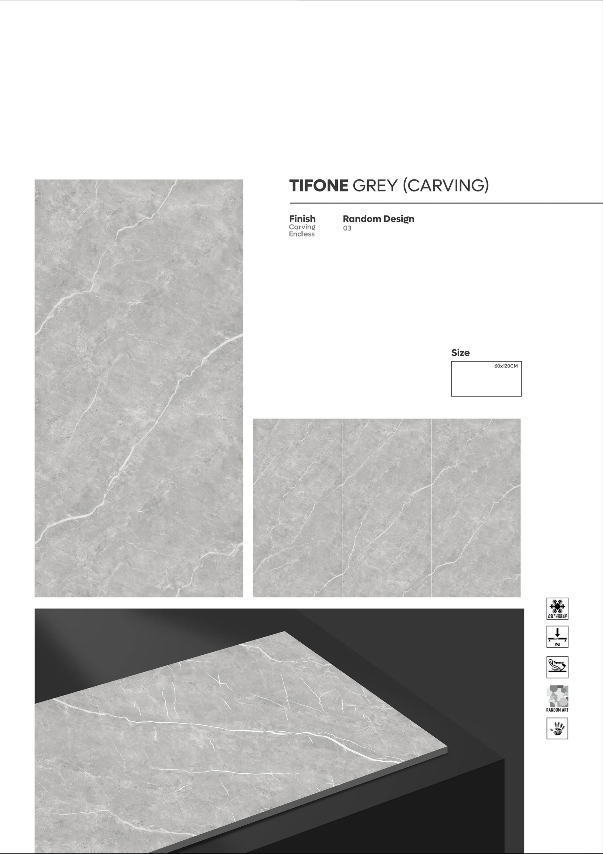 CARVING ENDLESS - Design 28 - 600x1200mm Carving