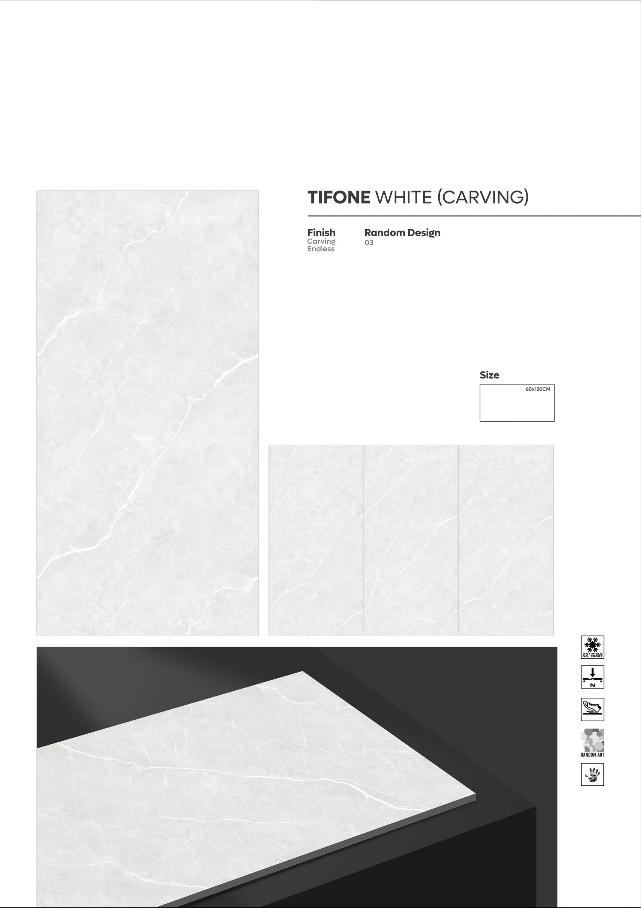 CARVING ENDLESS - Design 29 - 600x1200mm Carving