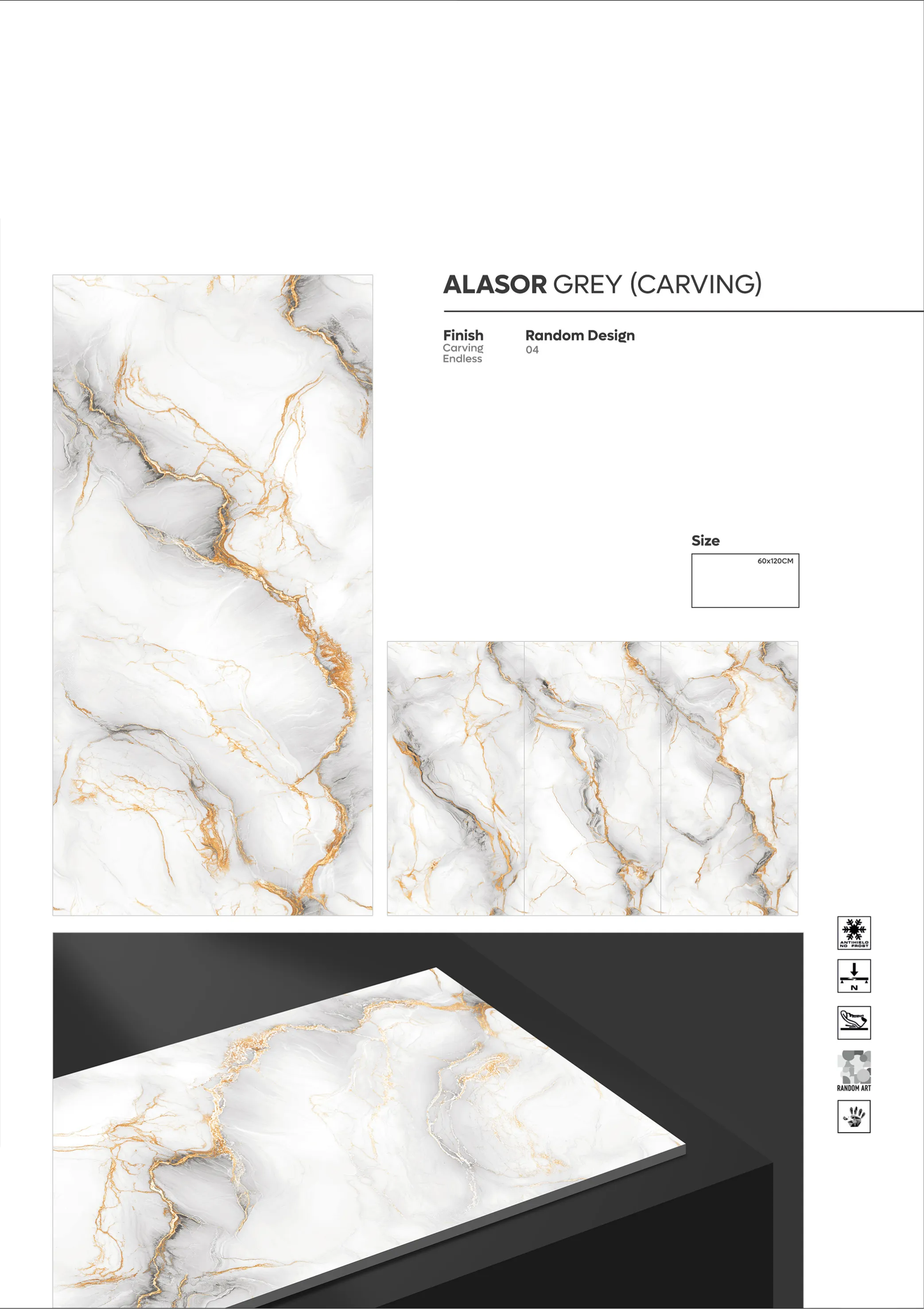 CARVING ENDLESS - Design 31 - 600x1200mm Carving