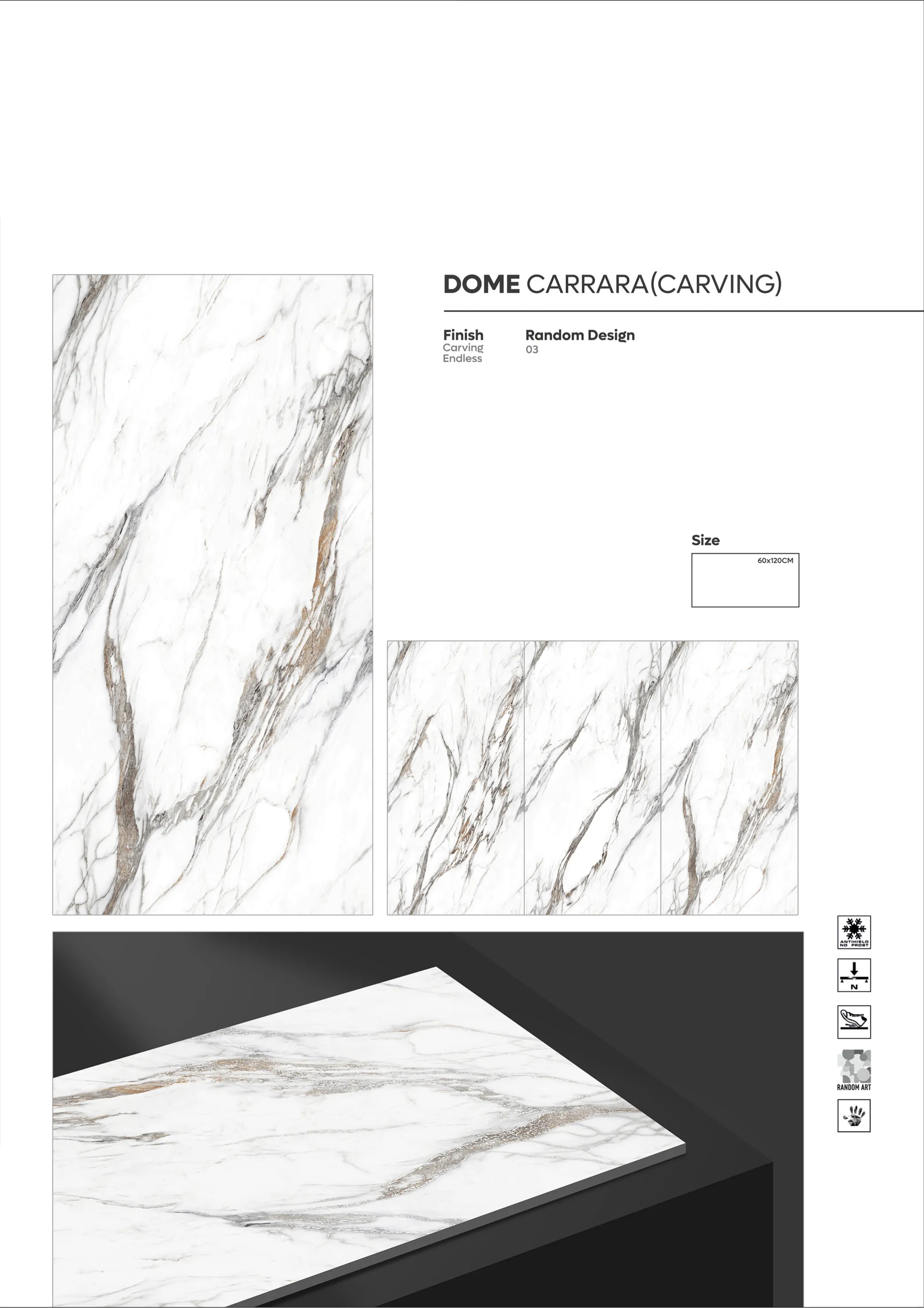 CARVING ENDLESS - Design 32 - 600x1200mm Carving