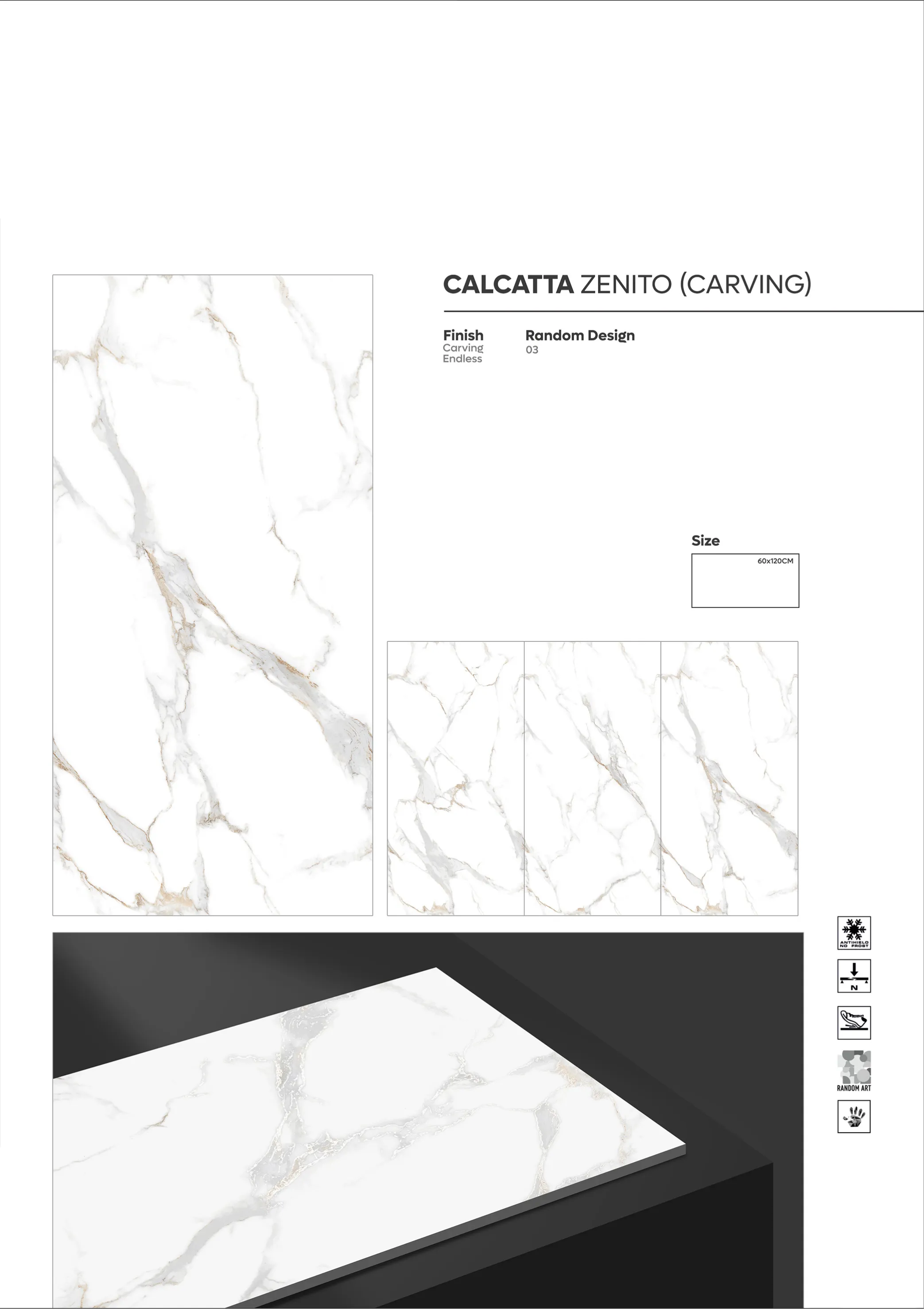 CARVING ENDLESS - Design 33 - 600x1200mm Carving