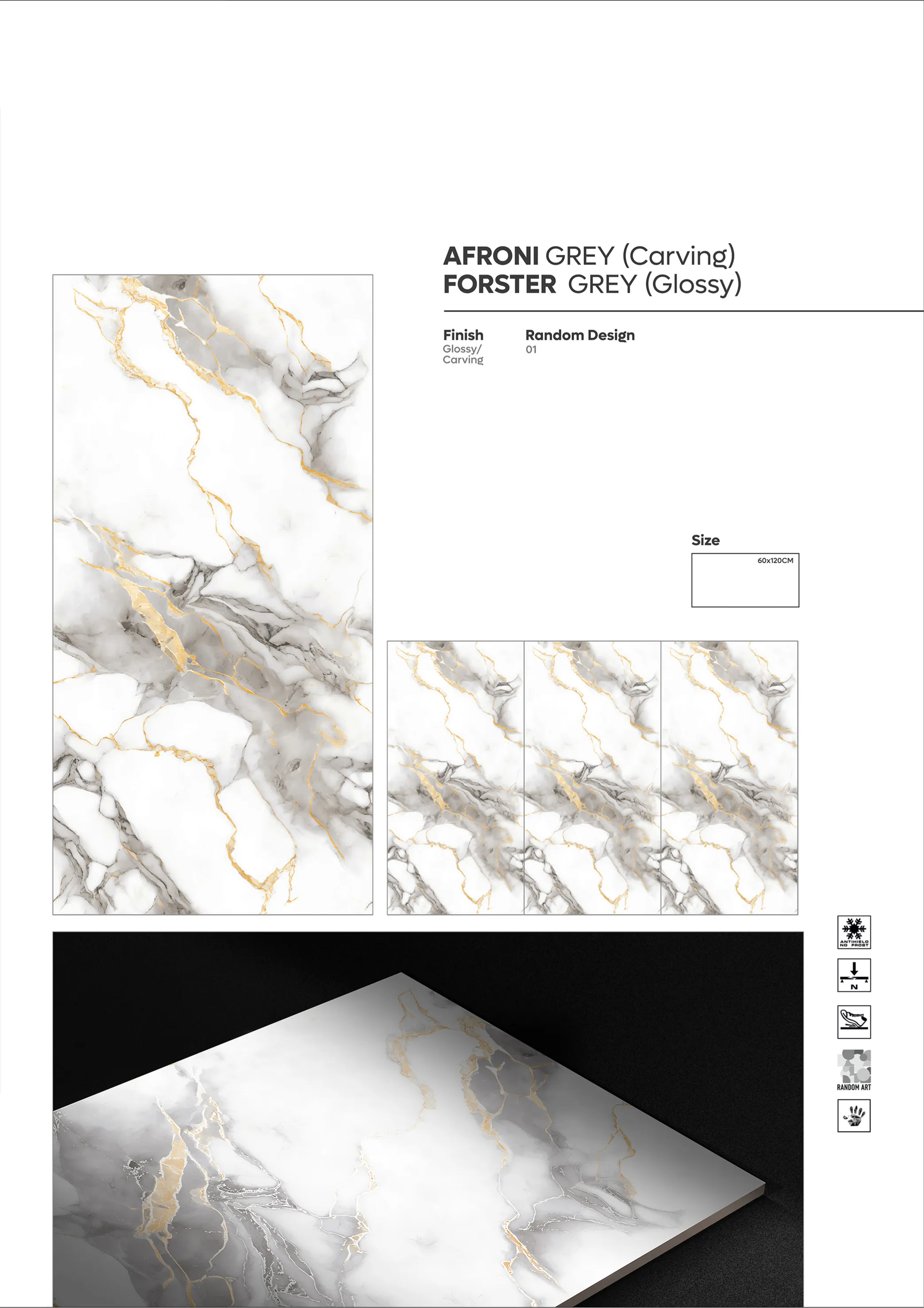 CARVING ENDLESS - Design 35 - 600x1200mm Carving