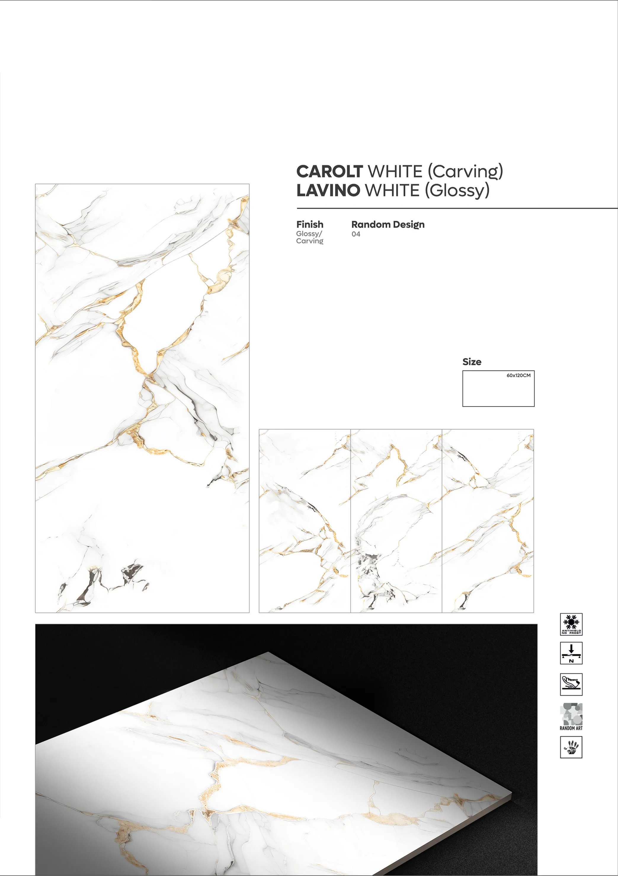 CARVING ENDLESS - Design 36 - 600x1200mm Carving