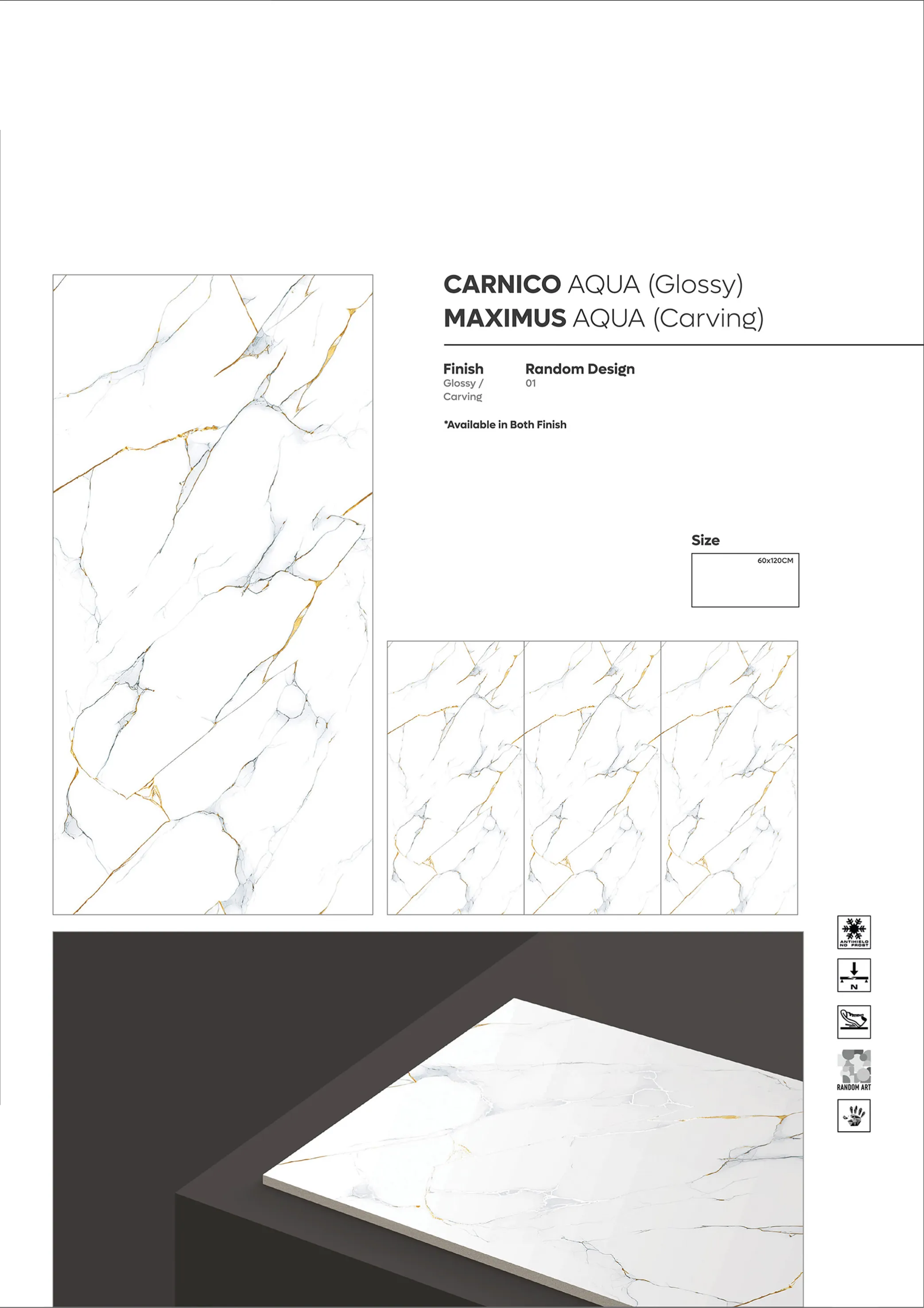 CARVING ENDLESS - Design 42 - 600x1200mm Carving