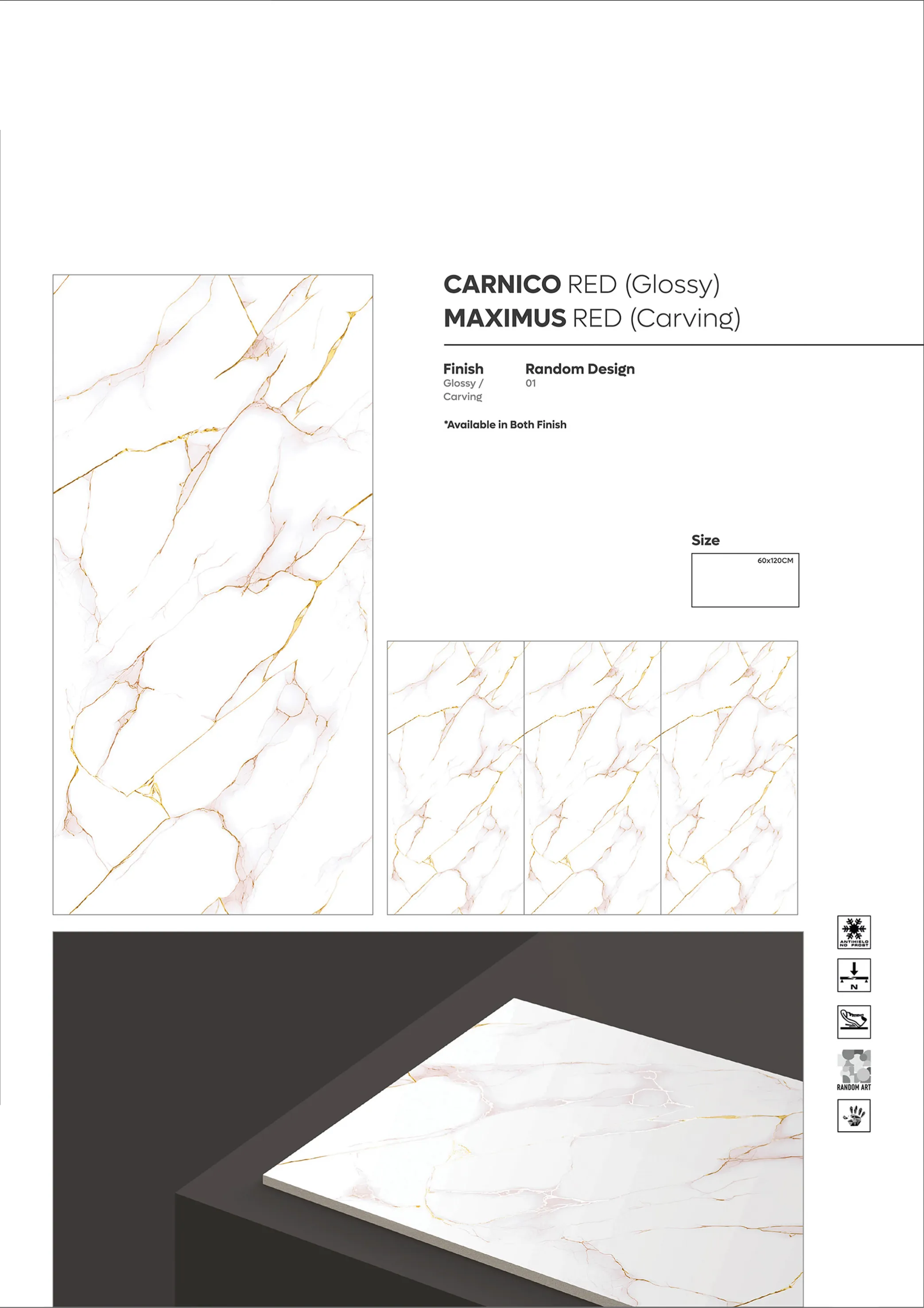 CARVING ENDLESS - Design 44 - 600x1200mm Carving