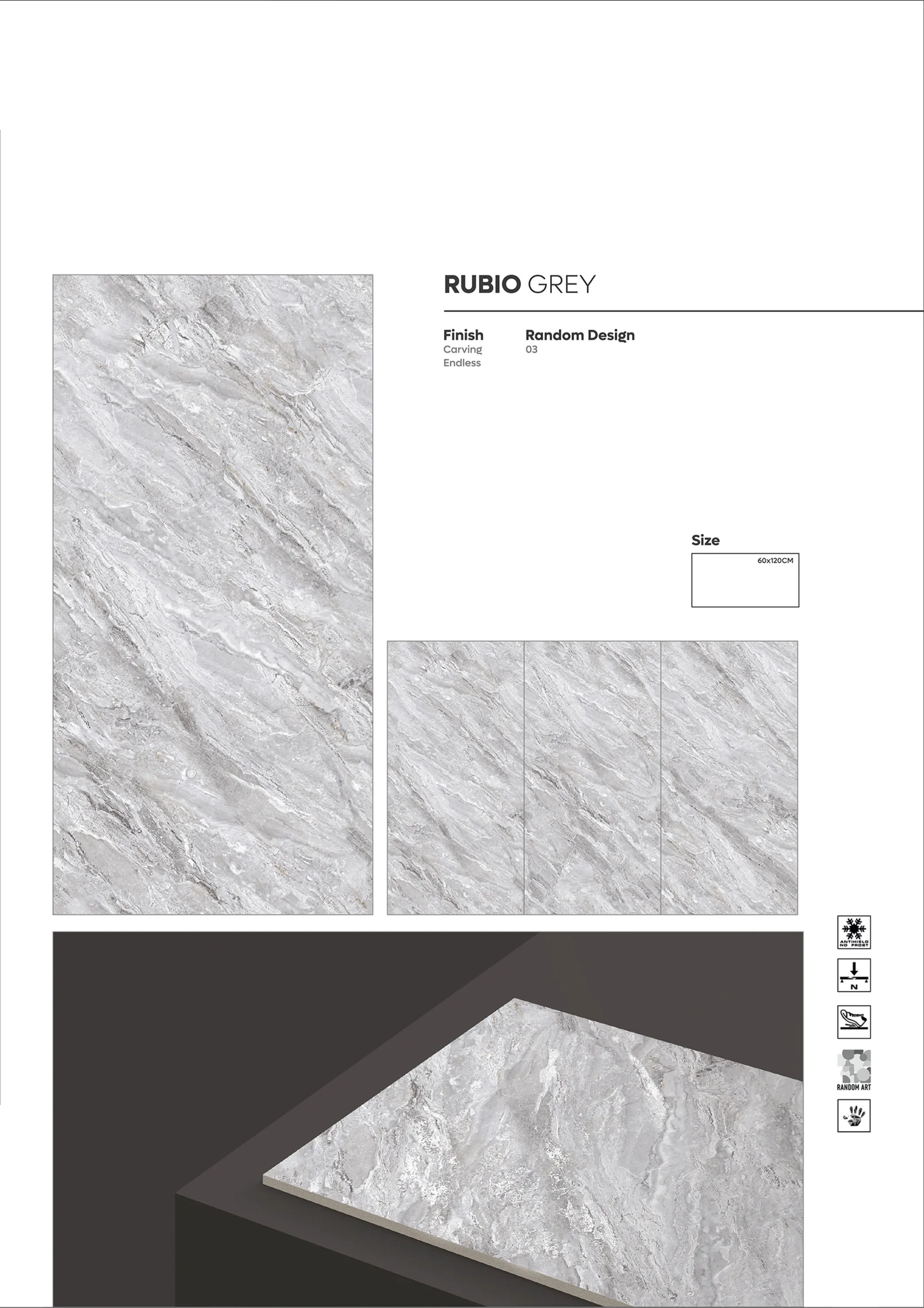 CARVING ENDLESS - Design 47 - 600x1200mm Carving