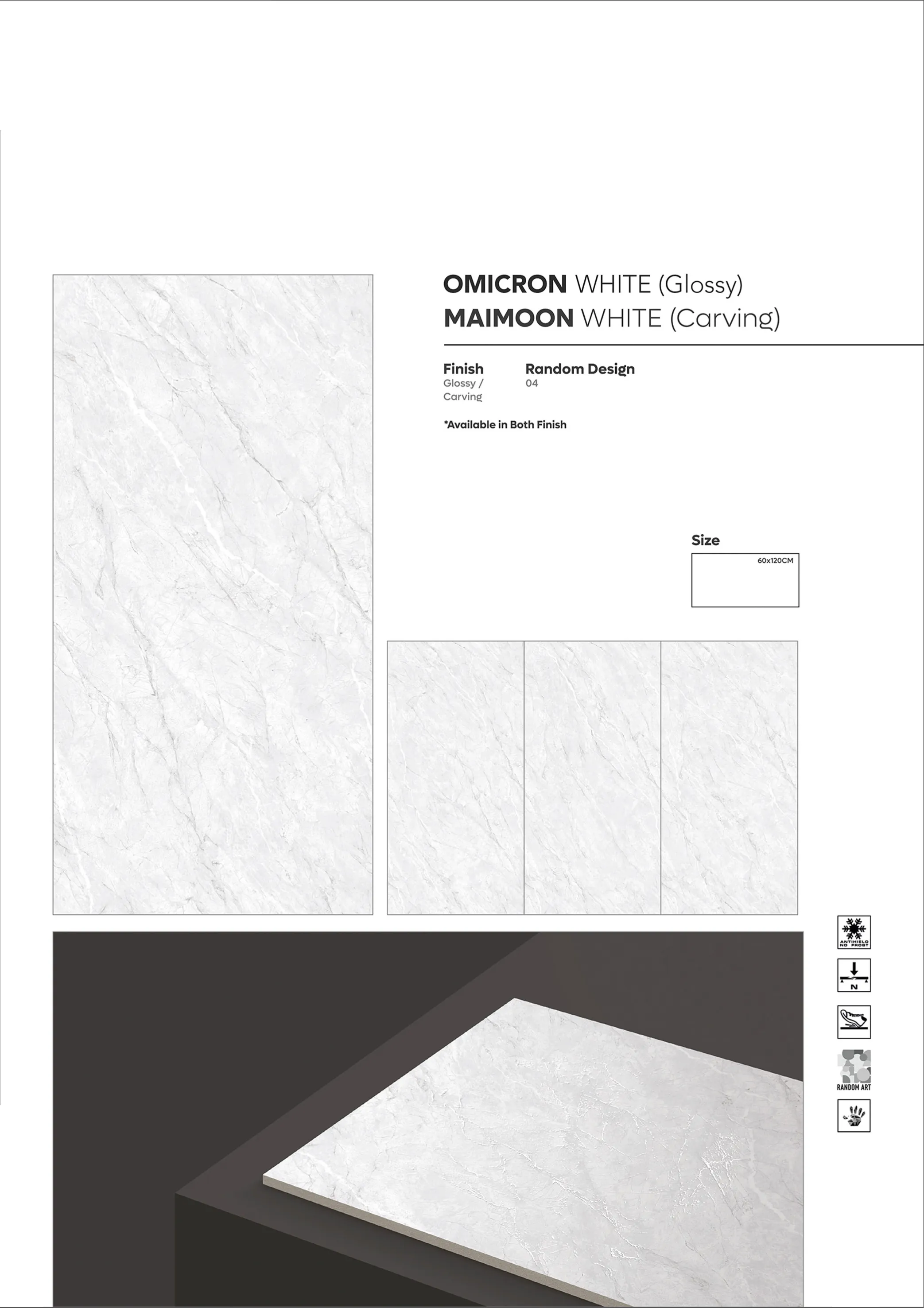 CARVING ENDLESS - Design 52 - 600x1200mm Carving