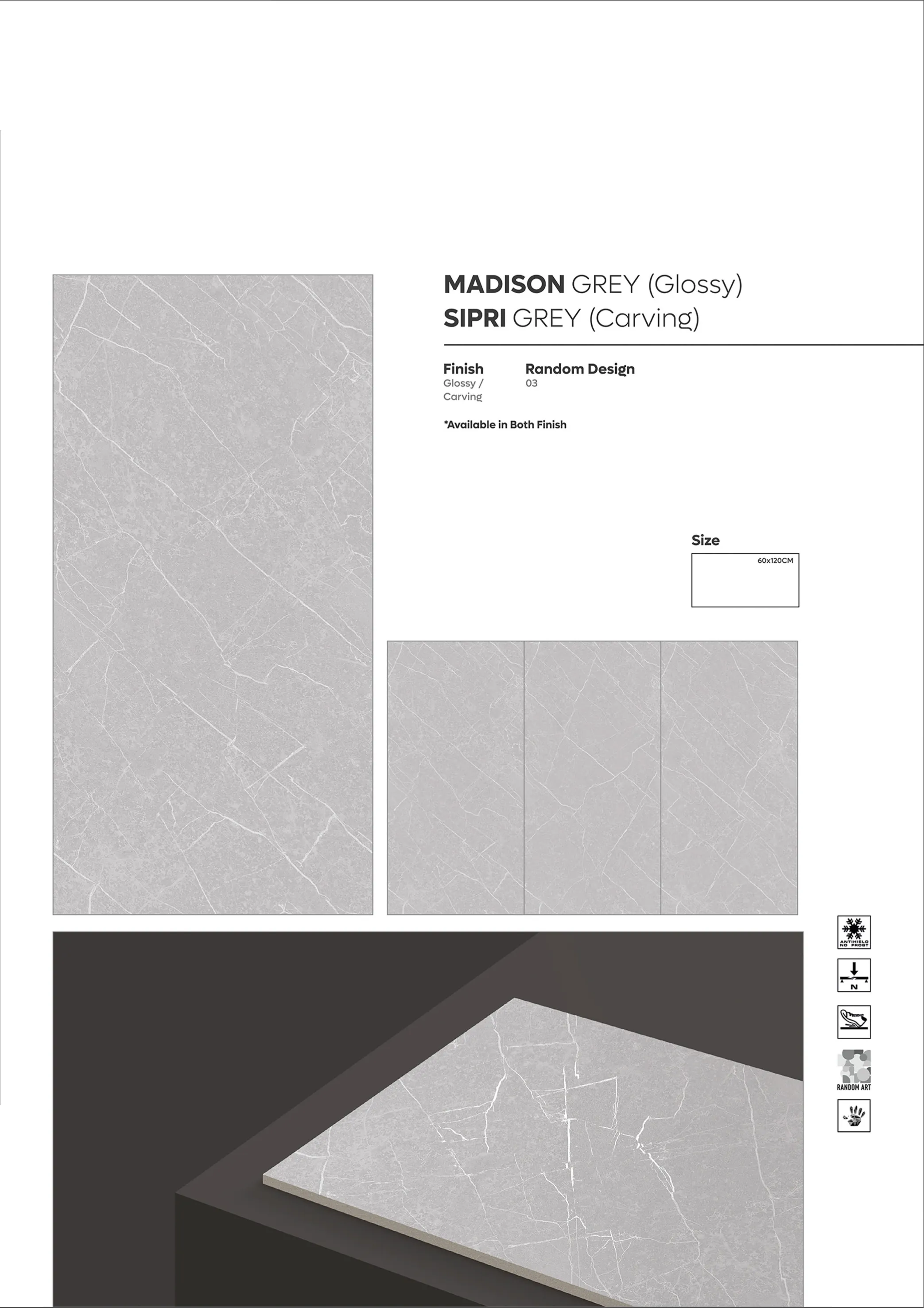 CARVING ENDLESS - Design 53 - 600x1200mm Carving