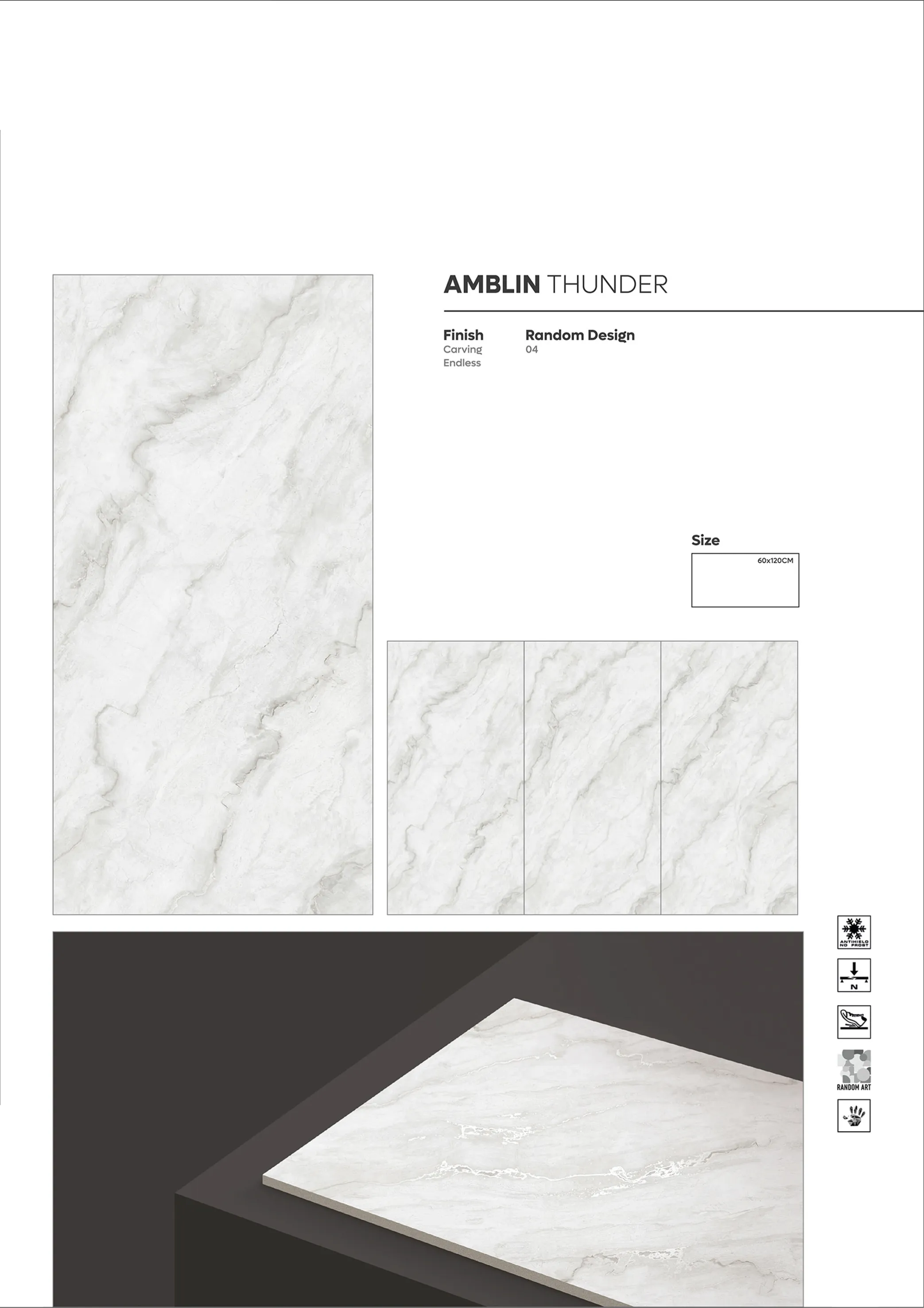 CARVING ENDLESS - Design 56 - 600x1200mm Carving