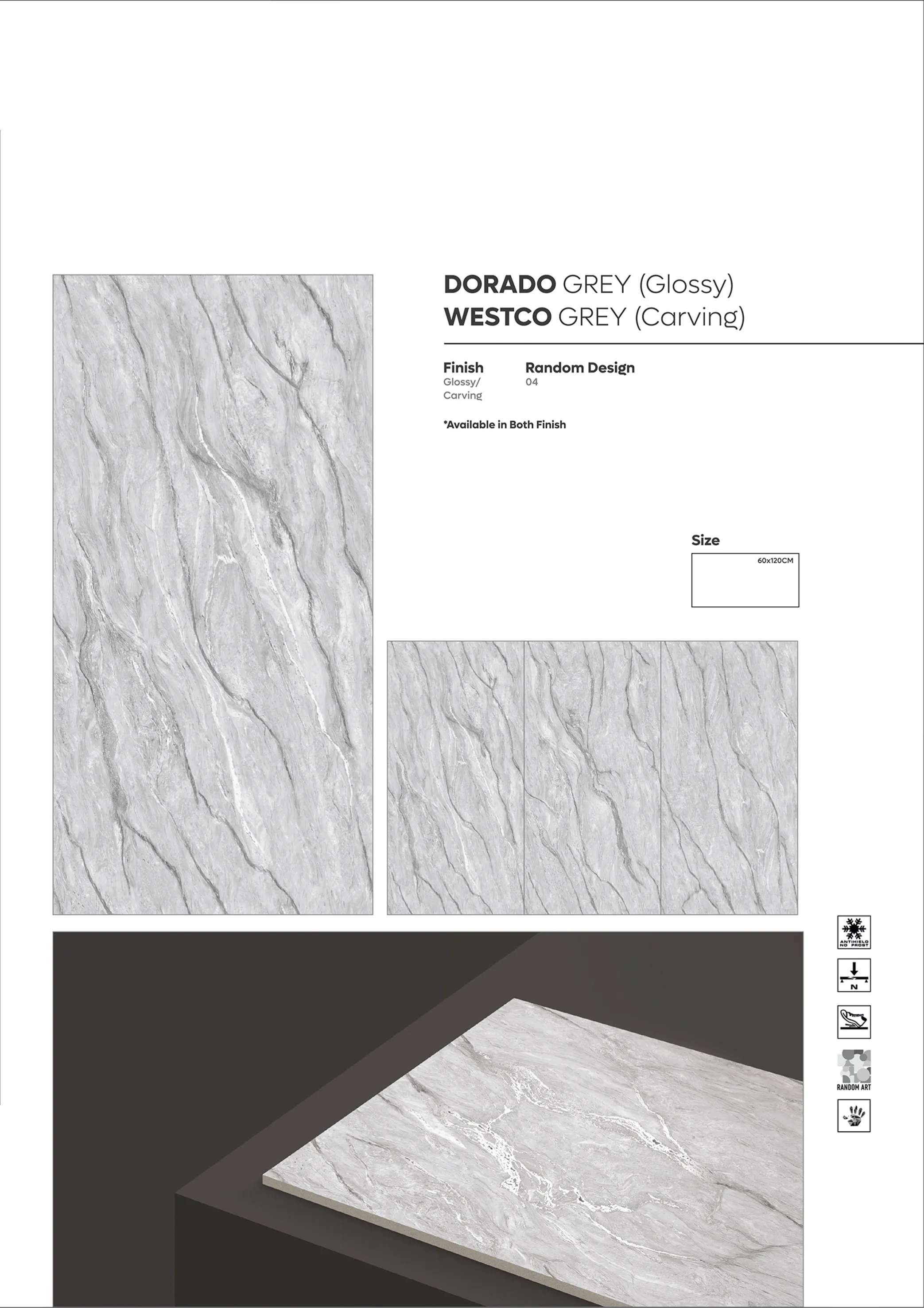 CARVING ENDLESS - Design 60 - 600x1200mm Carving