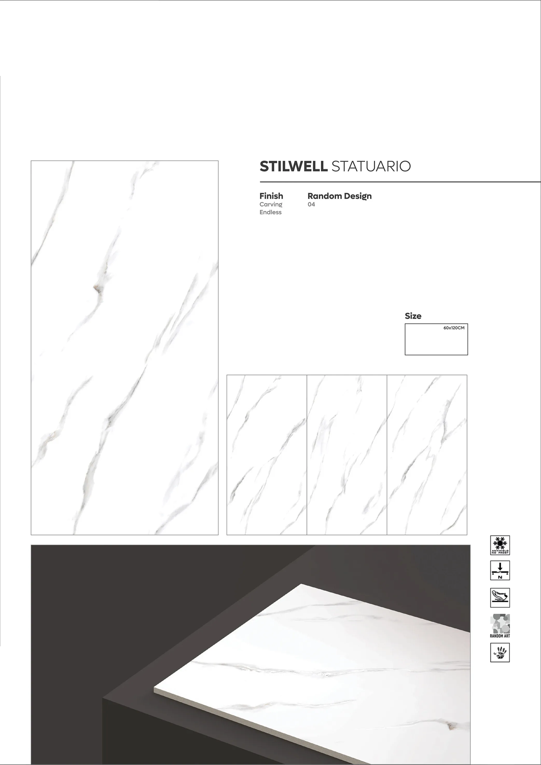 CARVING ENDLESS - Design 64 - 600x1200mm Carving