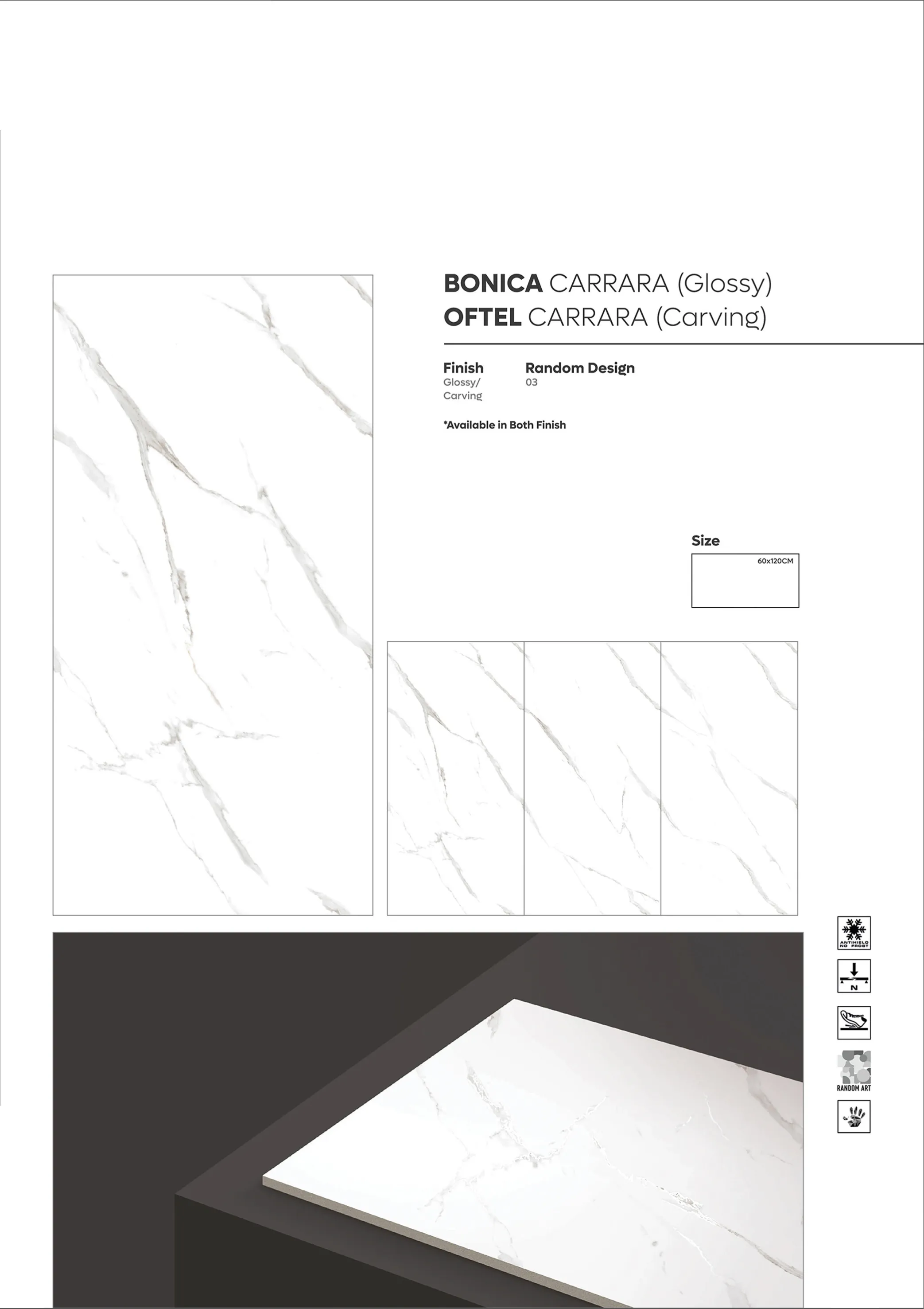 CARVING ENDLESS - Design 66 - 600x1200mm Carving