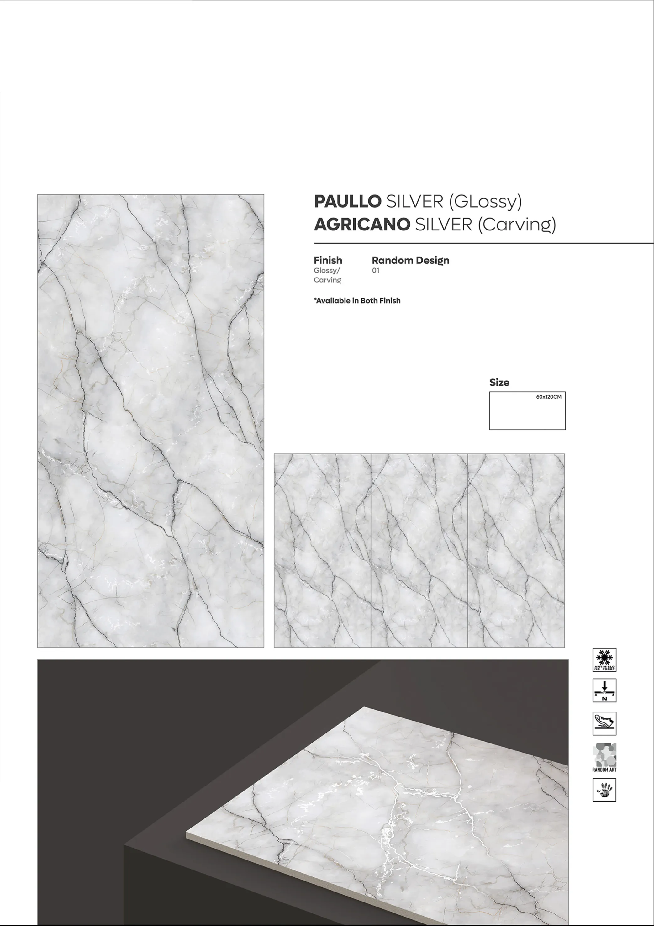 CARVING ENDLESS - Design 70 - 600x1200mm Carving