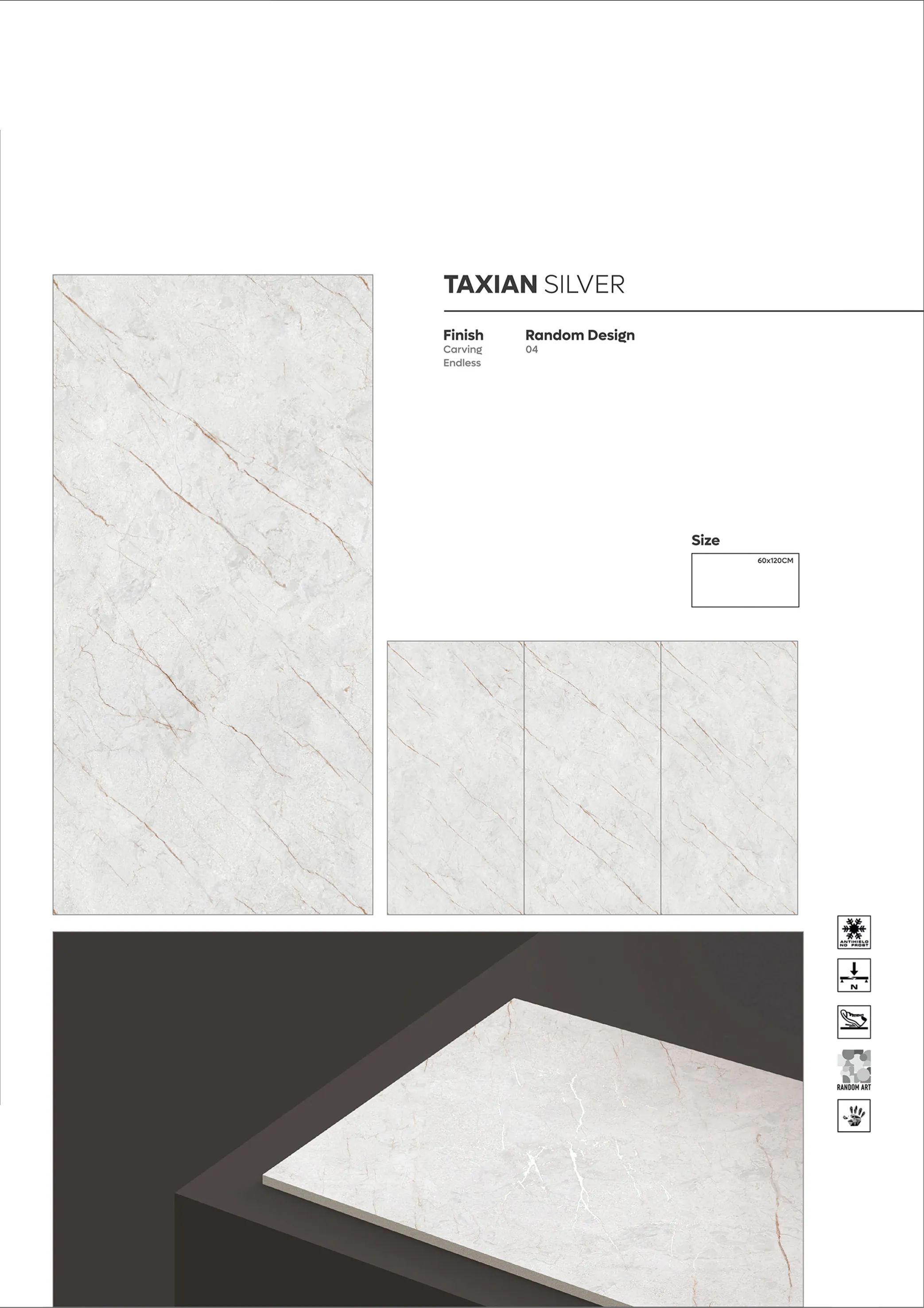 CARVING ENDLESS - Design 72 - 600x1200mm Carving