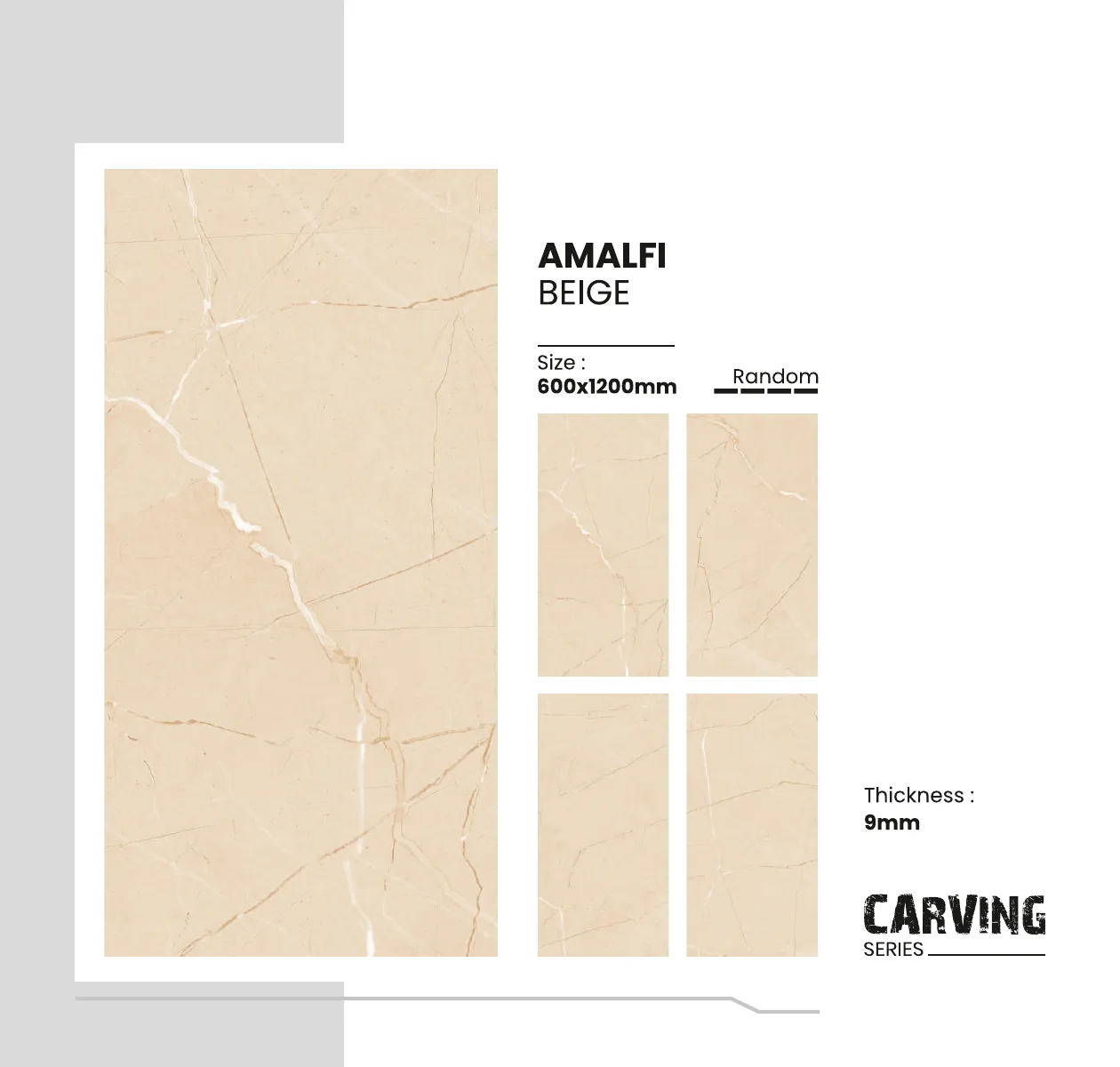 Carving Series Catalogue - Design 3 - 600x1200mm Carving