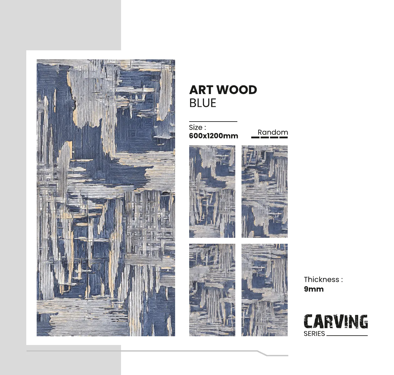 Carving Series Catalogue - Design 7 - 600x1200mm Carving