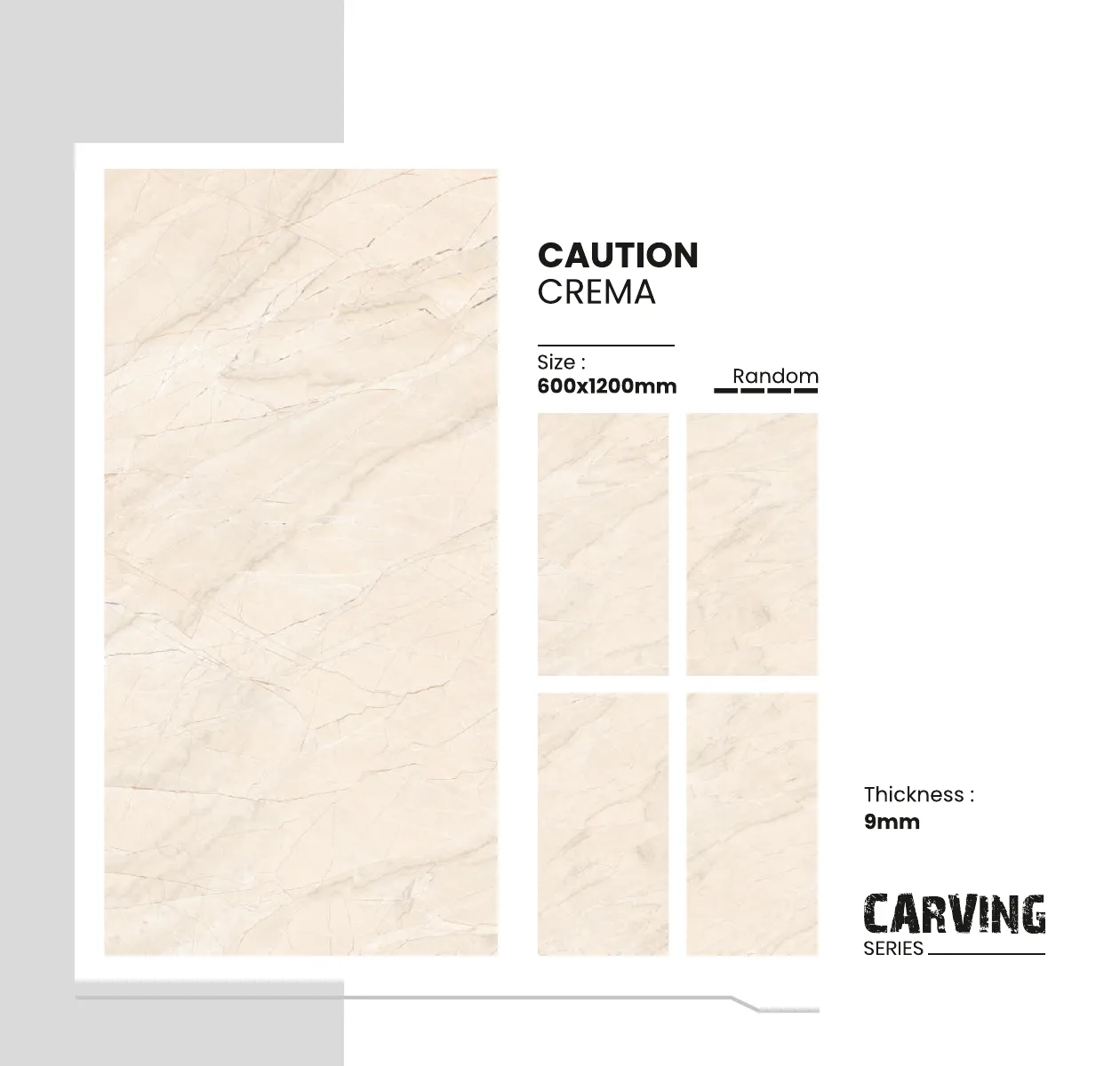 Carving Series Catalogue - Design 11 - 600x1200mm Carving