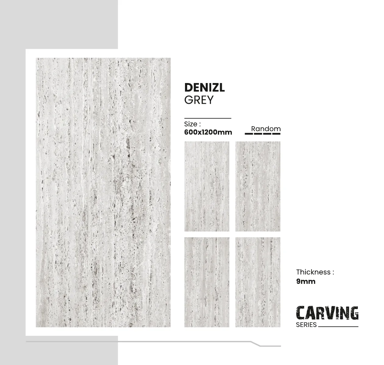 Carving Series Catalogue - Design 15 - 600x1200mm Carving