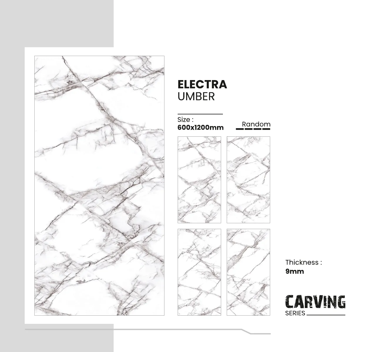Carving Series Catalogue - Design 17 - 600x1200mm Carving